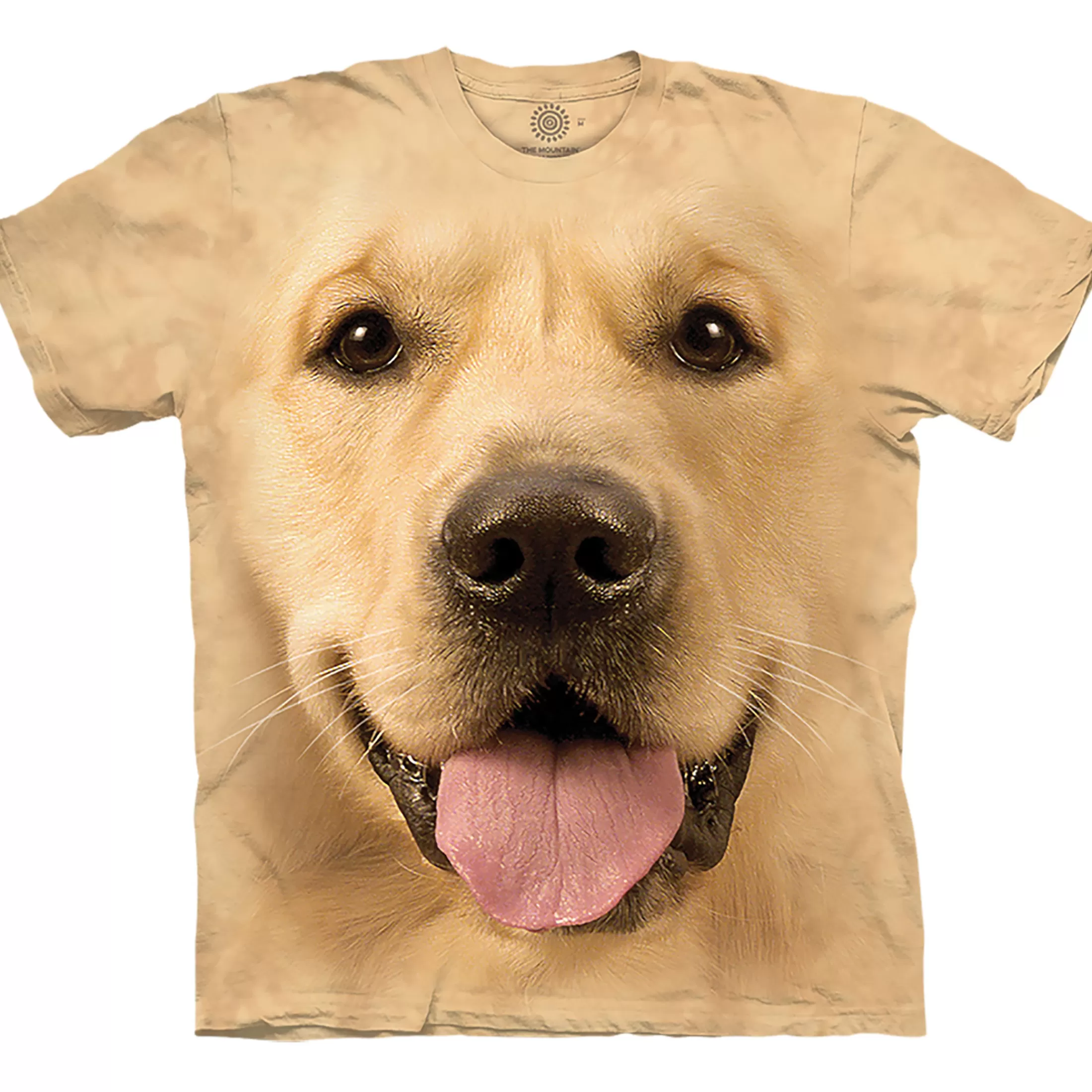 T-Shirt | Pets<Liquid Blue Big Face® Golden Classic Cotton T-Shirt