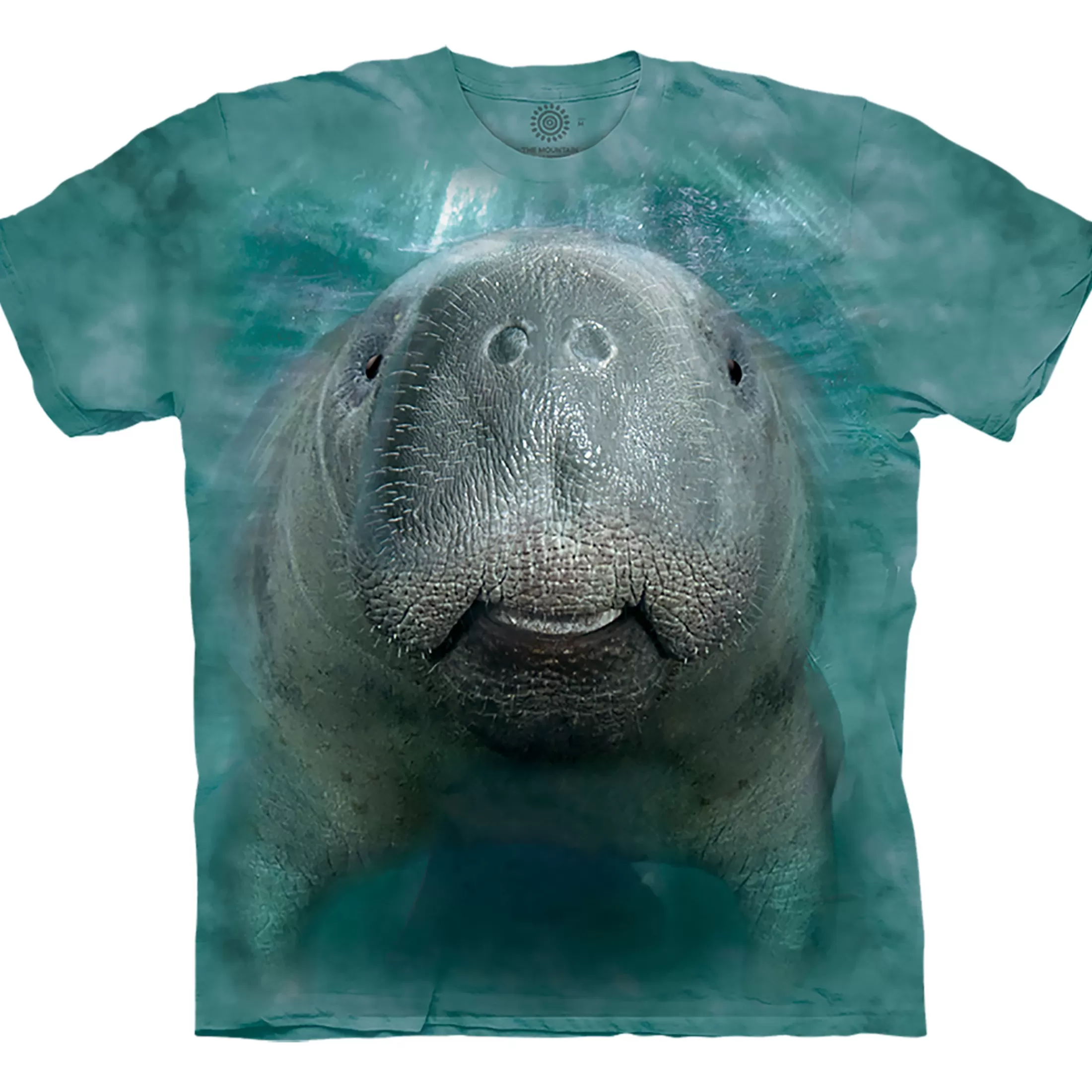 T-Shirt | Aquatic<Liquid Blue Big Face® Manatee Classic Cotton T-Shirt