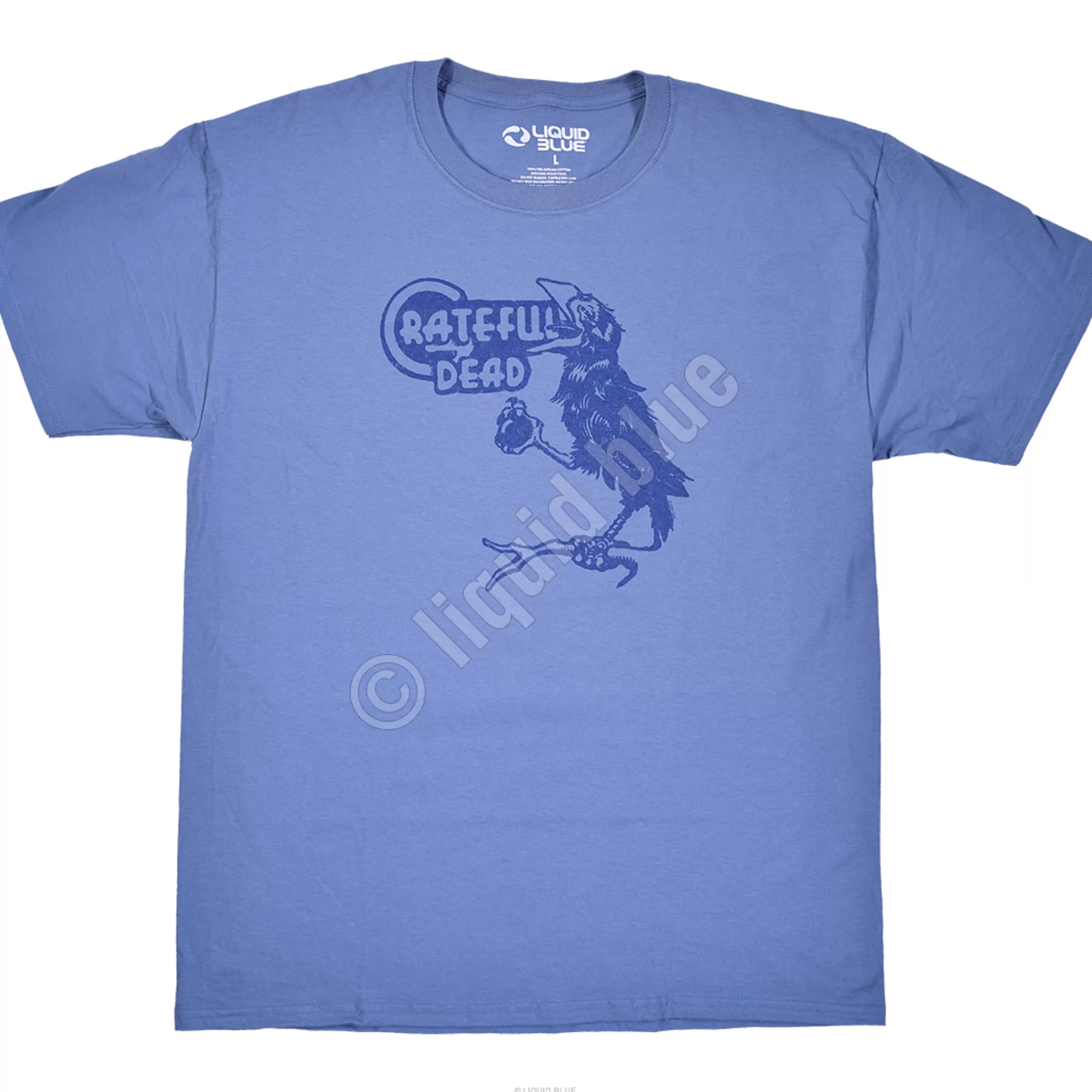 T-Shirt | Grateful Dead<Liquid Blue Bird Song Blue T-Shirt