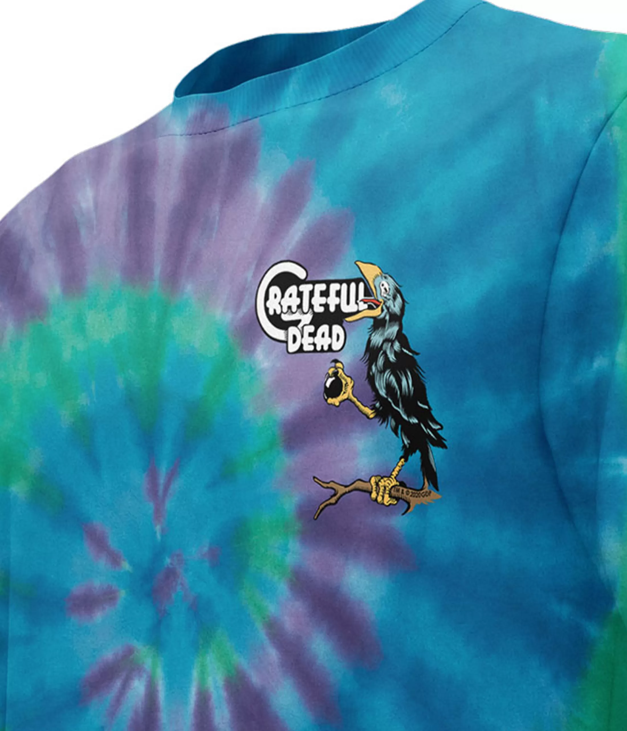 T-Shirt | Grateful Dead<Liquid Blue Bird Song Chest T-Shirt