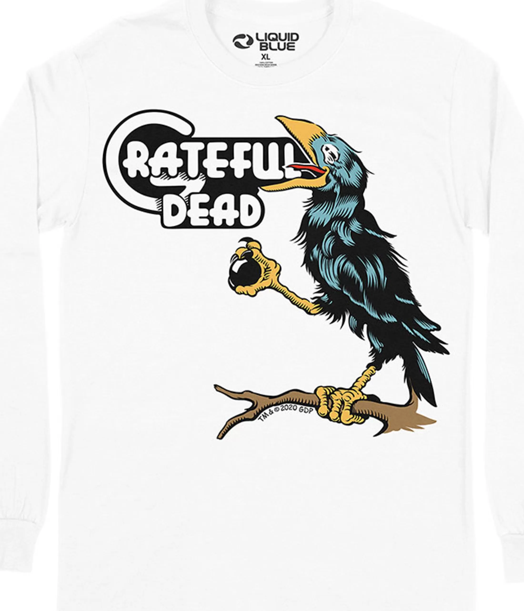 Long Sleeve | Grateful Dead<Liquid Blue Bird Song Long Sleeve T-Shirt