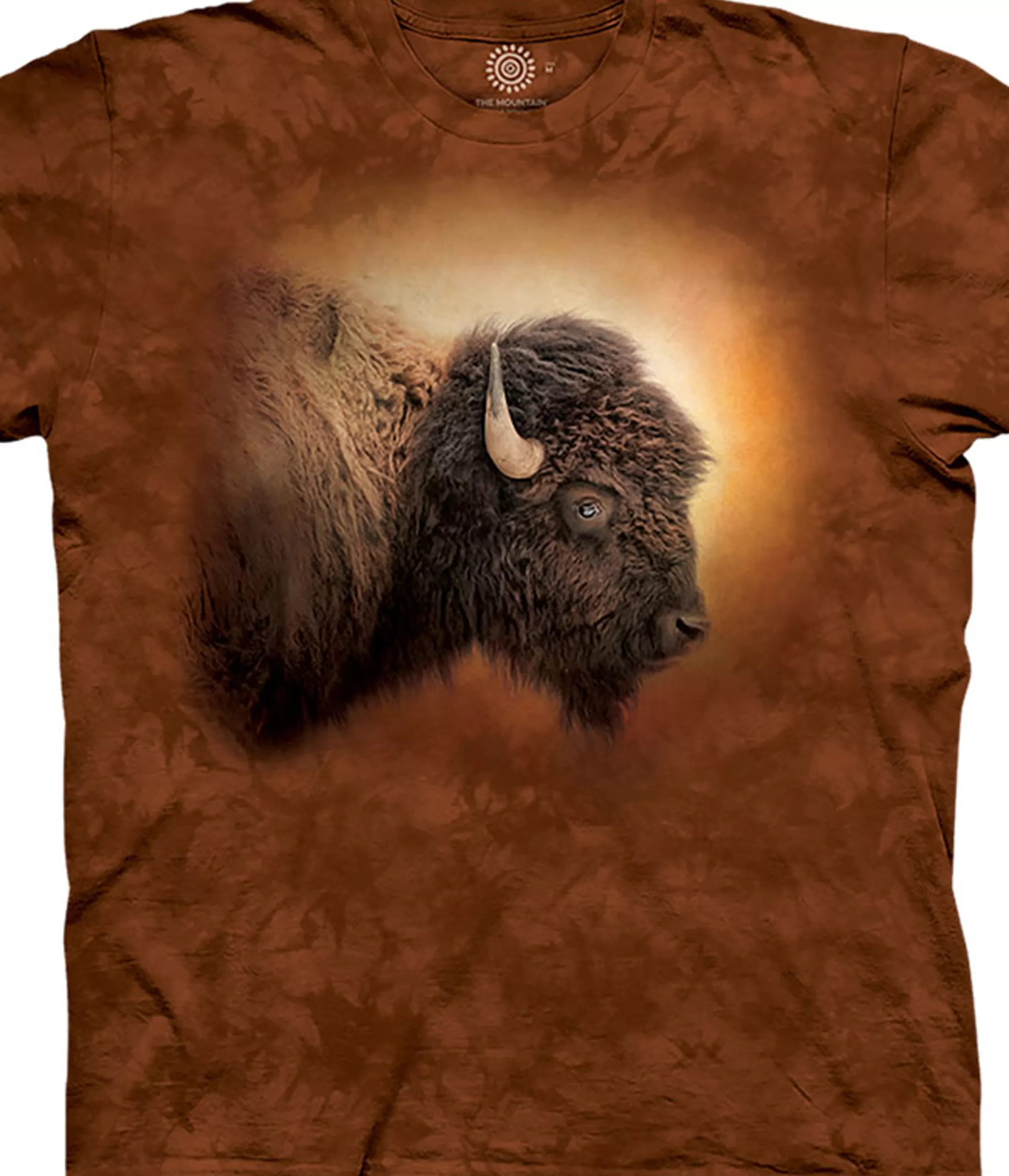 T-Shirt | Wild Animals<Liquid Blue Bison Sunset Classic Cotton T-Shirt