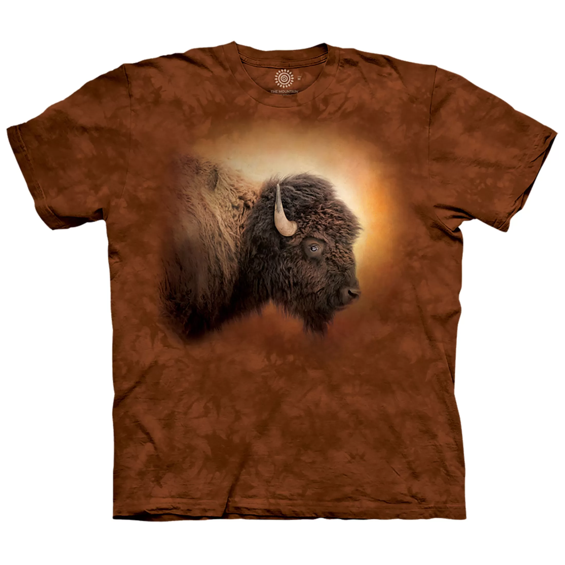 T-Shirt | Wild Animals<Liquid Blue Bison Sunset Classic Cotton T-Shirt