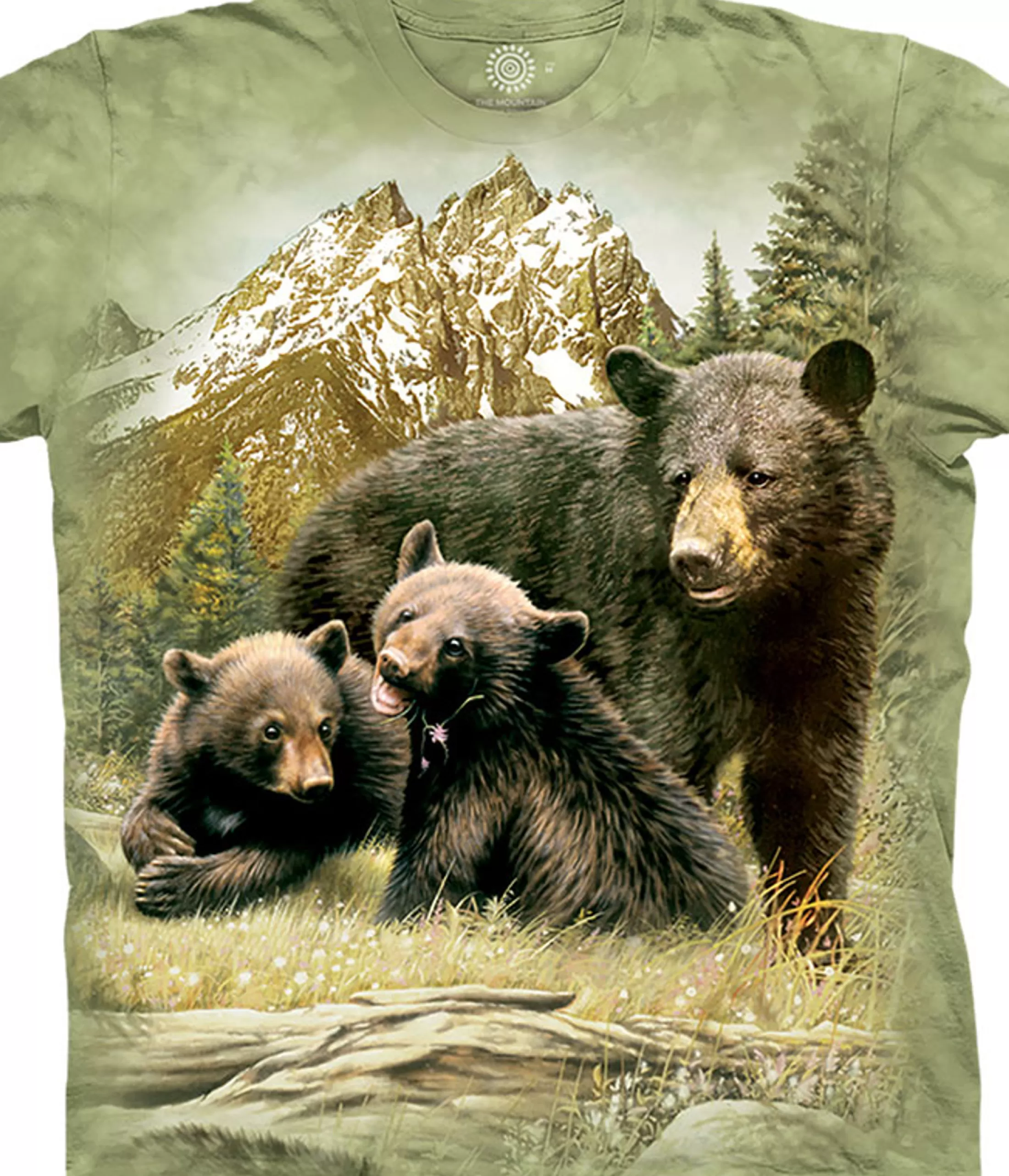 Youth | North American Animals<Liquid Blue Black Bear Family Kids' T-Shirt