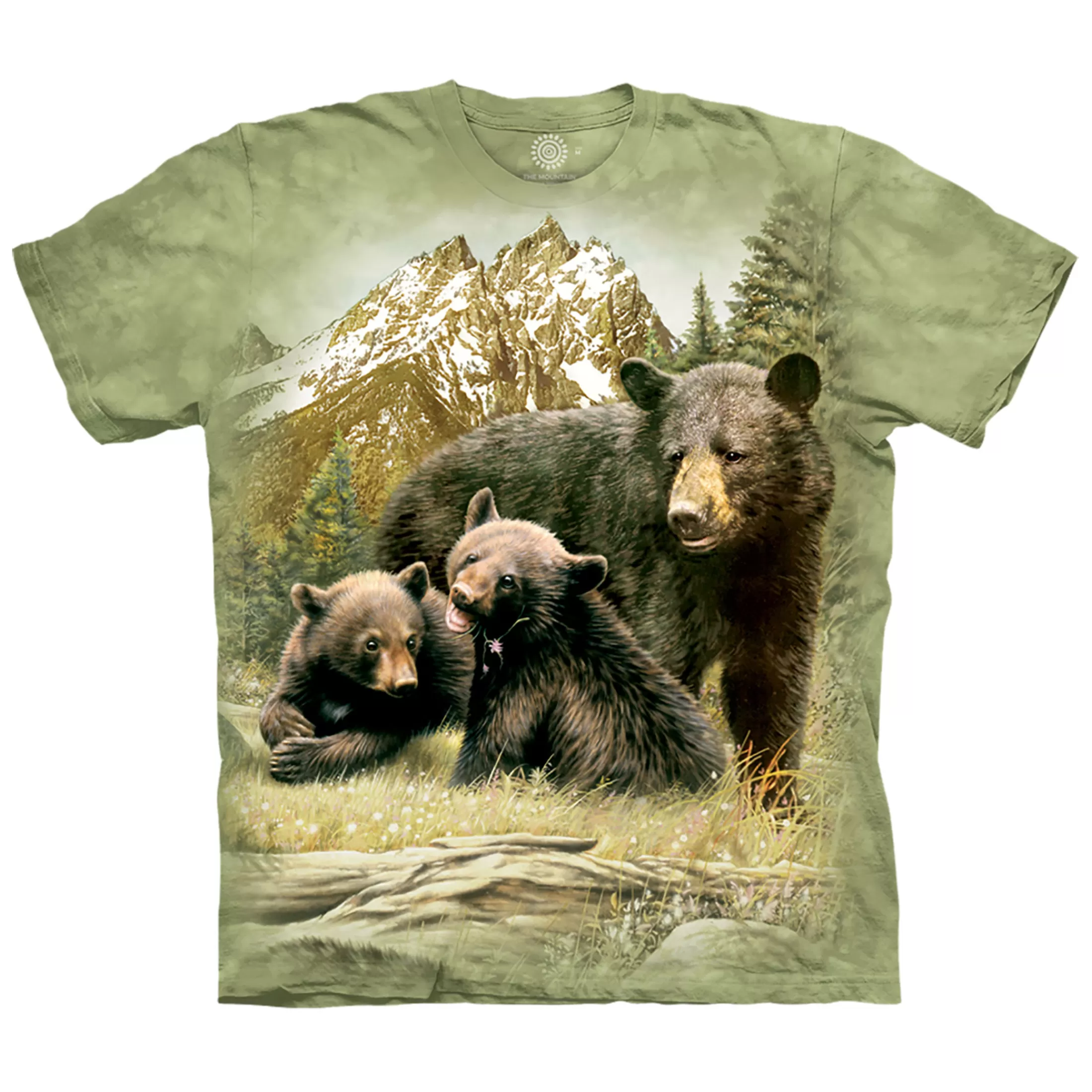 Youth | North American Animals<Liquid Blue Black Bear Family Kids' T-Shirt