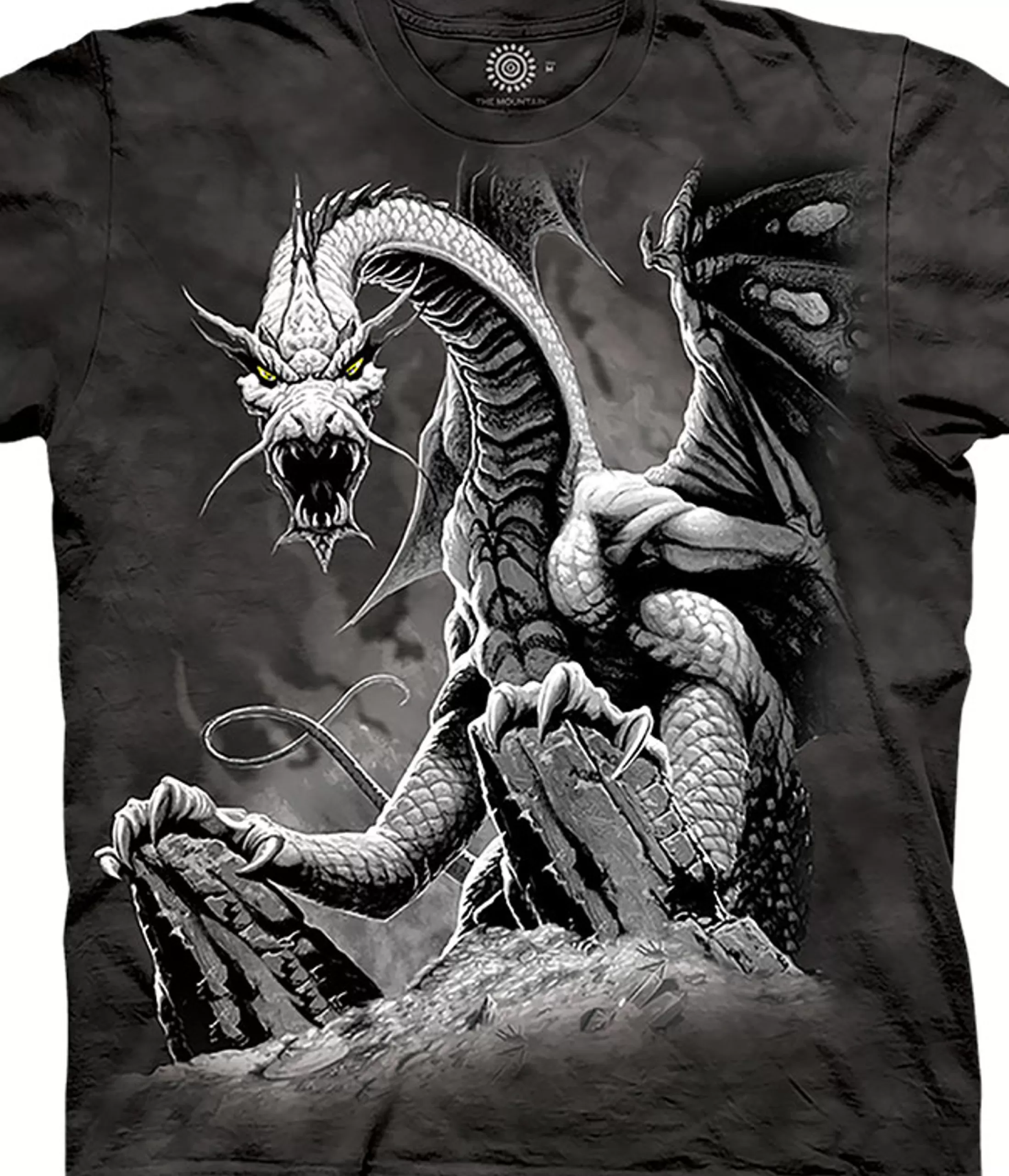 T-Shirt | Dragons<Liquid Blue Black Dragon Classic Cotton T-Shirt