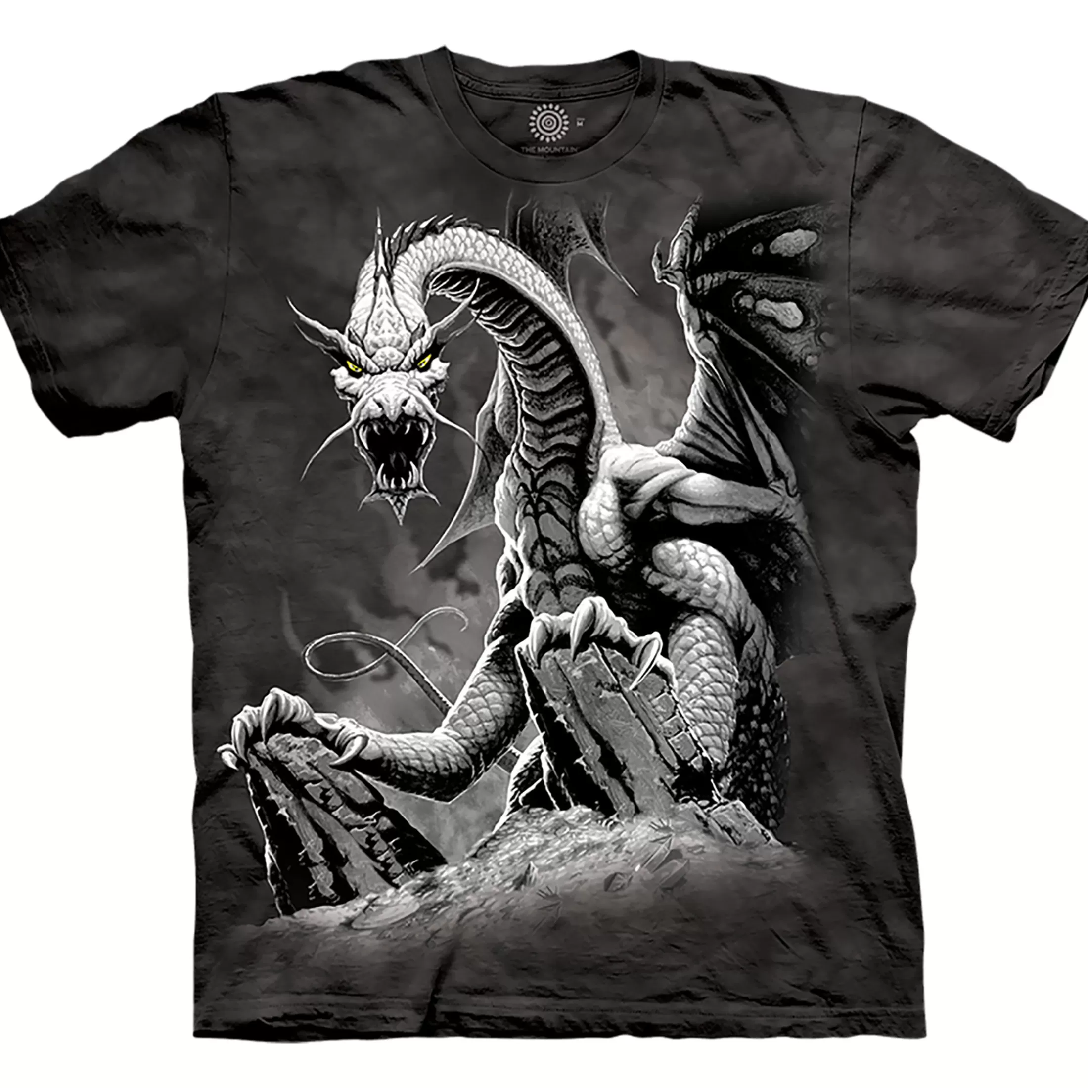 T-Shirt | Dragons<Liquid Blue Black Dragon Classic Cotton T-Shirt