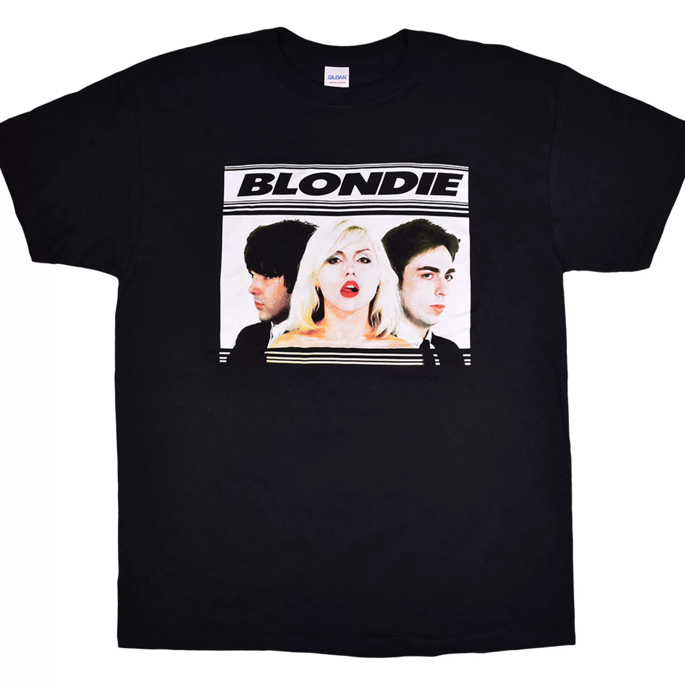 T-Shirt | Blondie<Liquid Blue Blondie Hot Lips Black T-Shirt