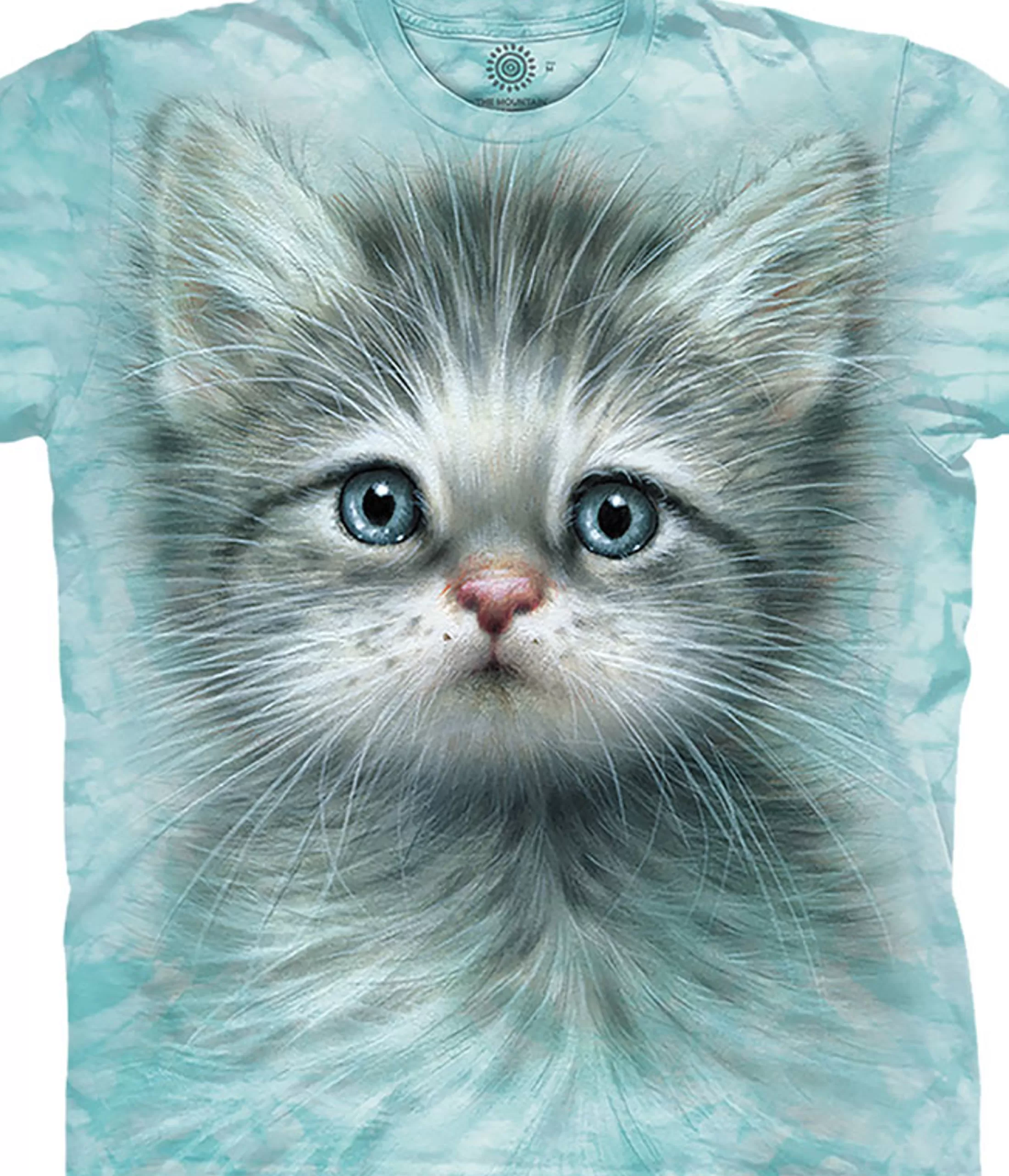 T-Shirt | Pets<Liquid Blue Blue Eyed Kitten Classic Cotton T-Shirt