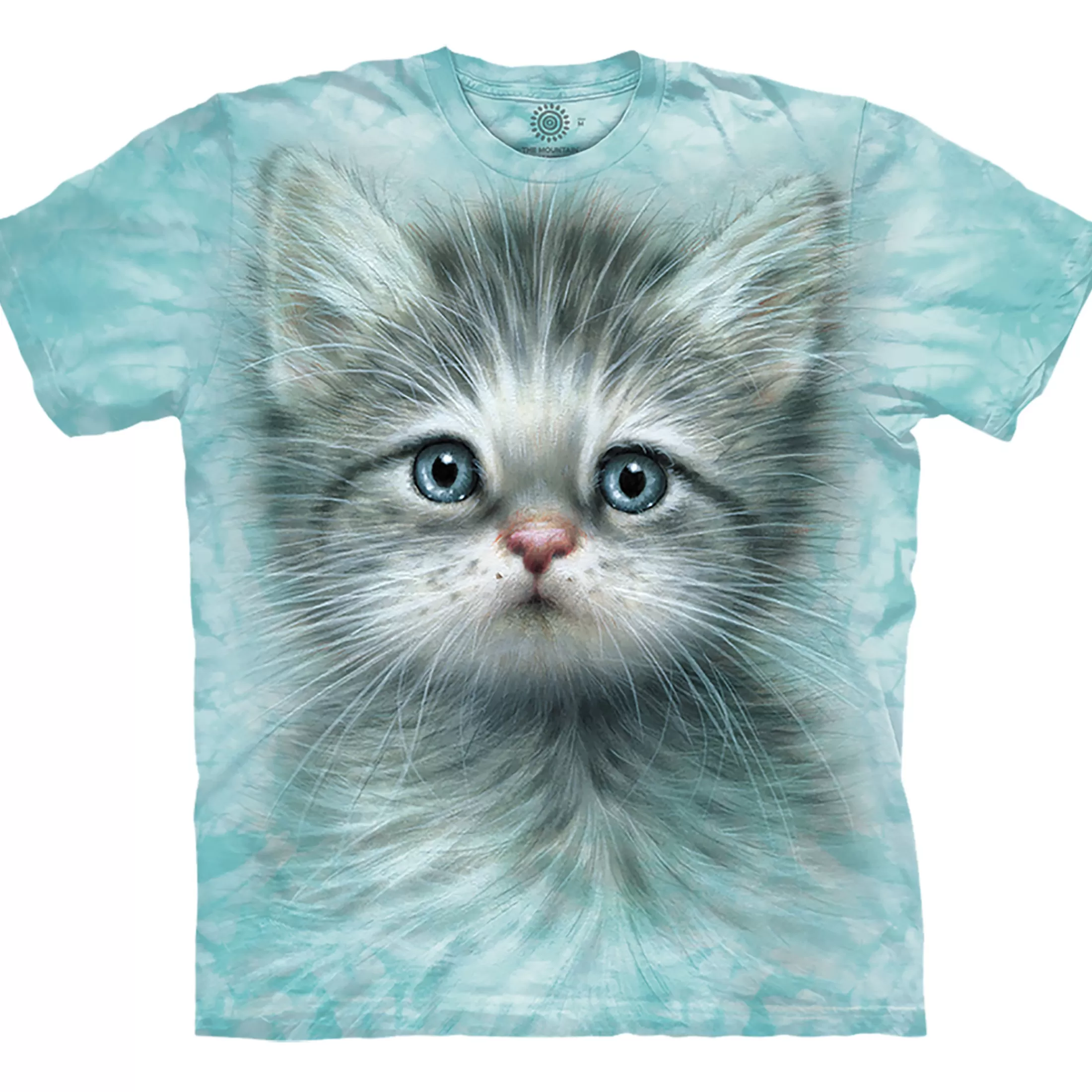 T-Shirt | Pets<Liquid Blue Blue Eyed Kitten Classic Cotton T-Shirt