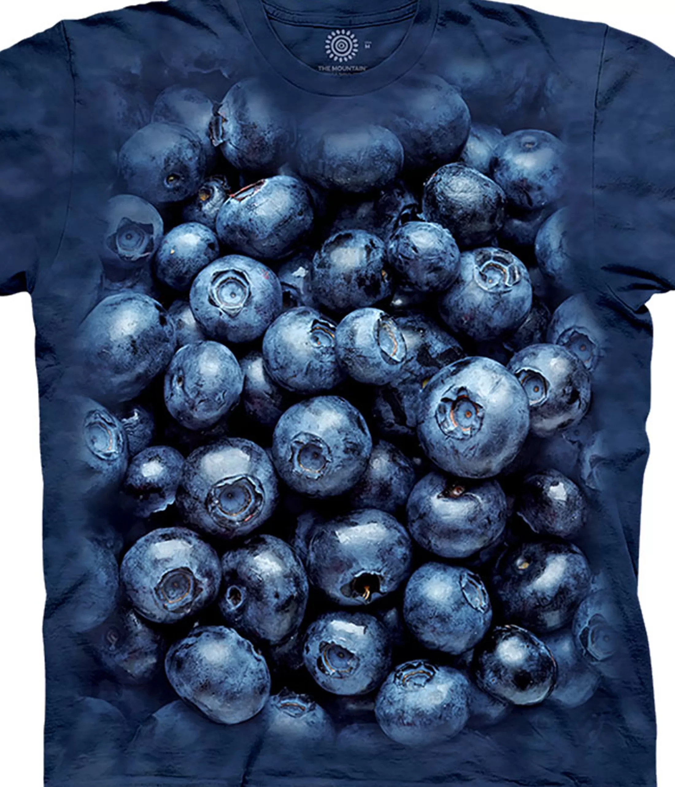 T-Shirt<Liquid Blue Blueberries Classic Cotton T-Shirt