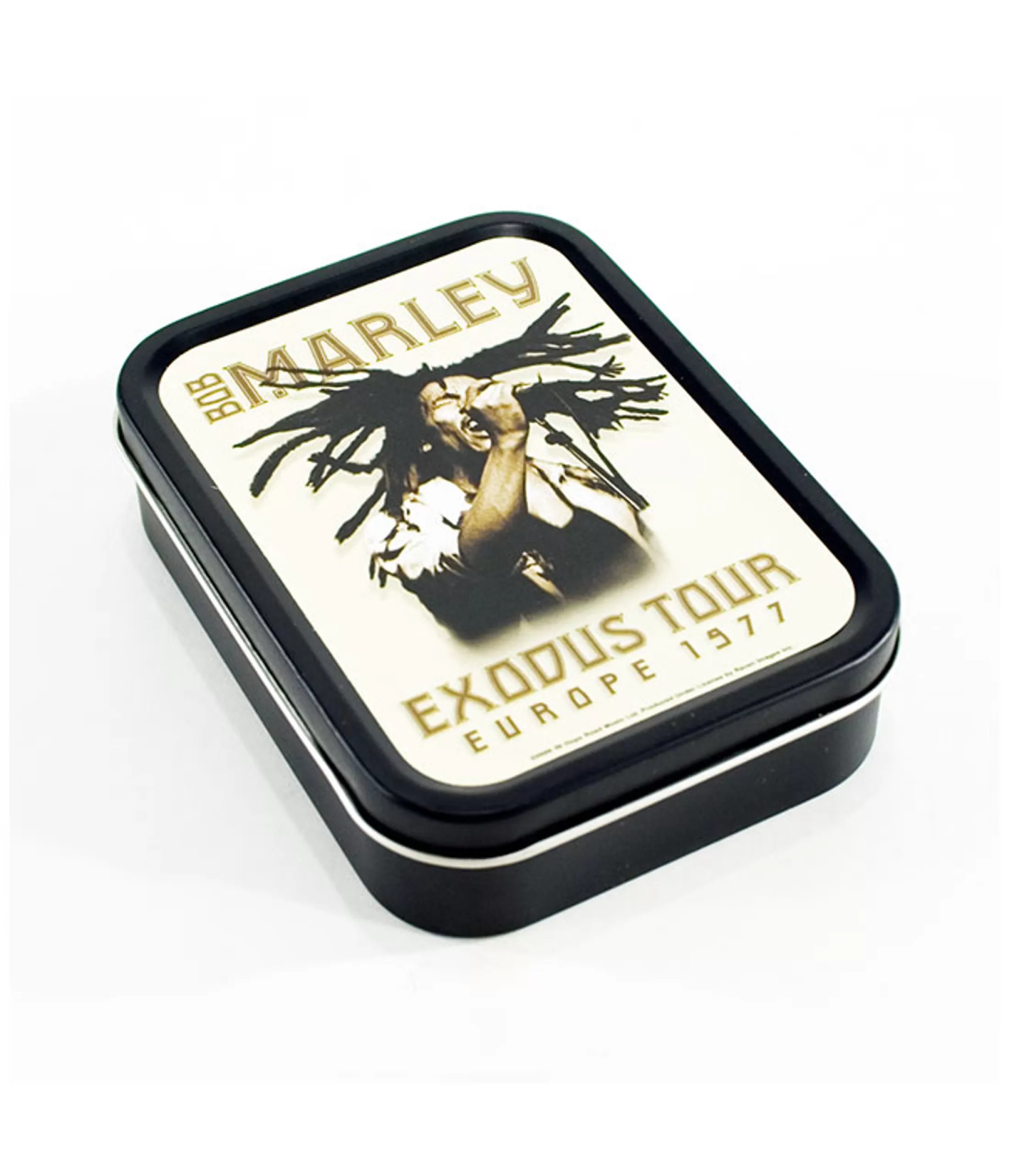 Rastafari Art | Bob Marley<Liquid Blue Bob Marley Exodus Stash Tin