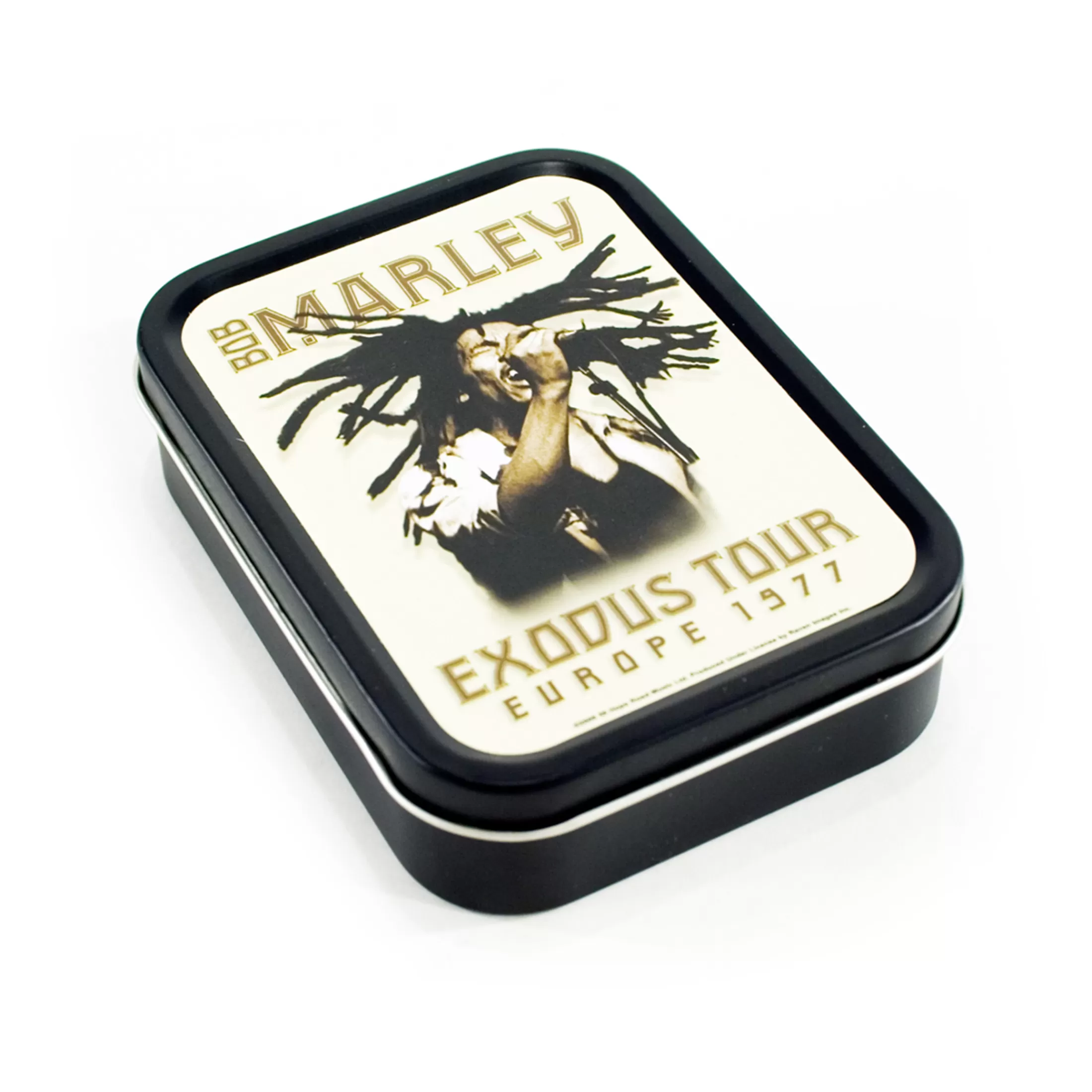 Rastafari Art | Bob Marley<Liquid Blue Bob Marley Exodus Stash Tin