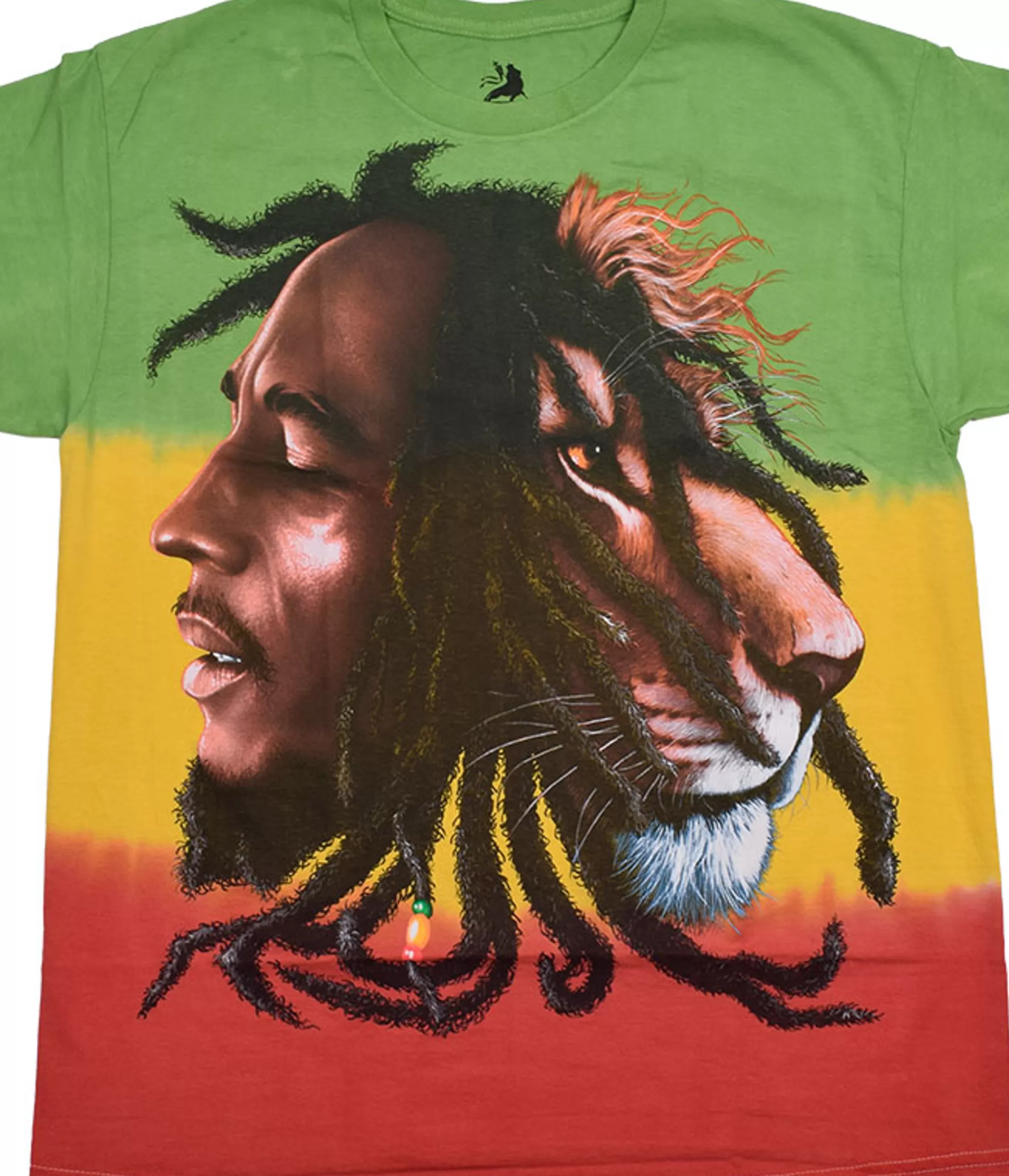 T-Shirt | Rastafari Art<Liquid Blue Bob Marley Profiles Tie-Dye T-Shirt