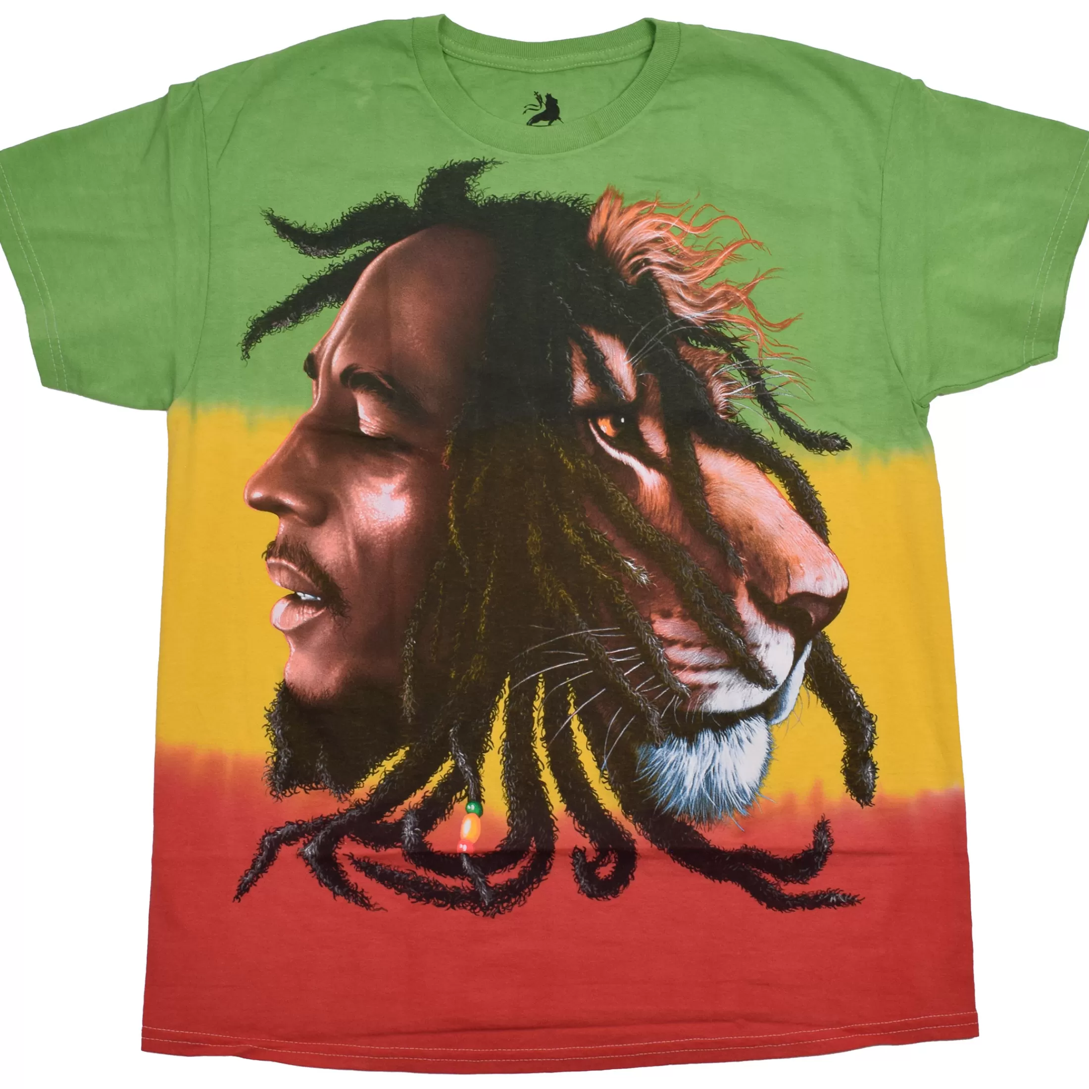 T-Shirt | Rastafari Art<Liquid Blue Bob Marley Profiles Tie-Dye T-Shirt