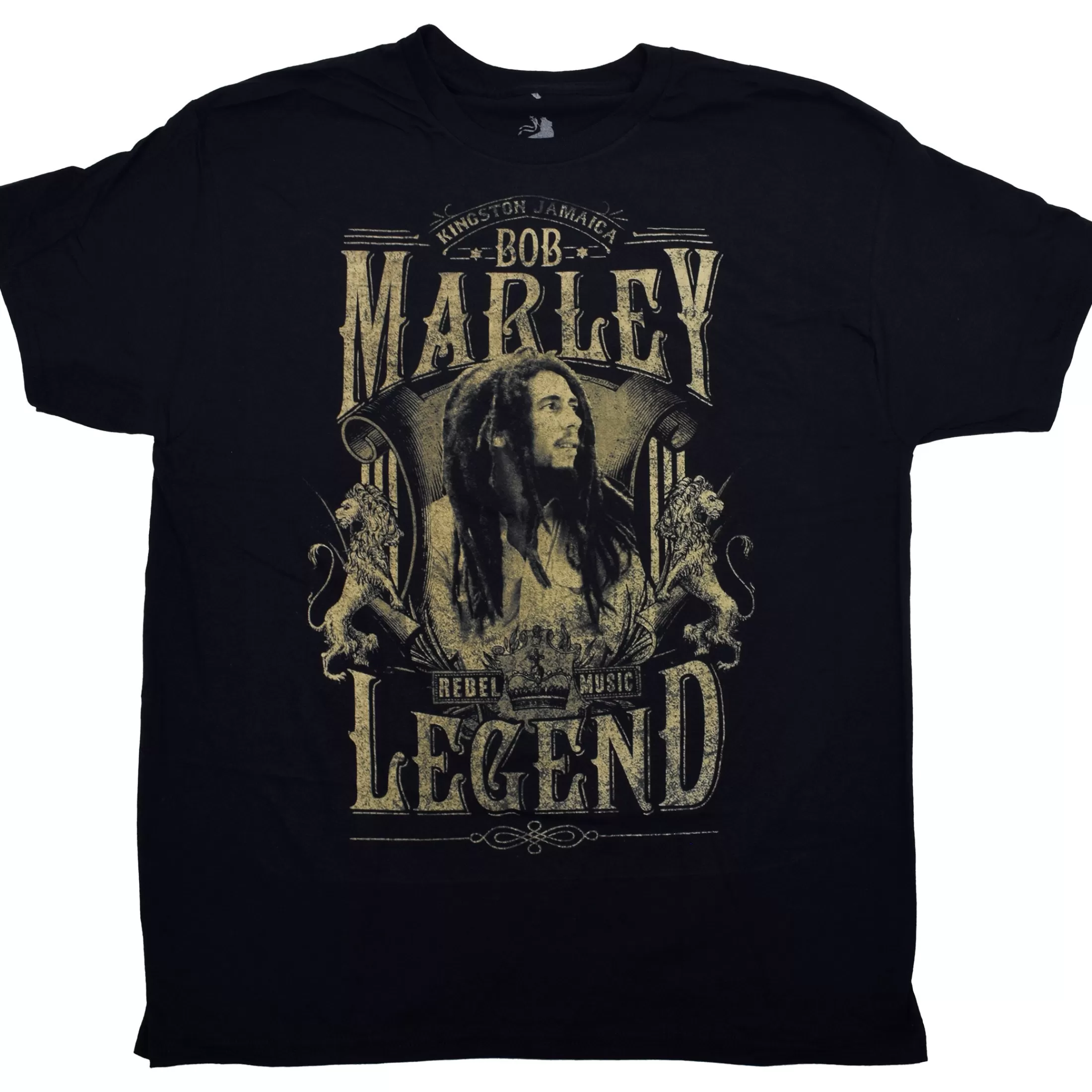 T-Shirt | Rastafari Art<Liquid Blue Bob Marley Rebel Legends Black T-Shirt