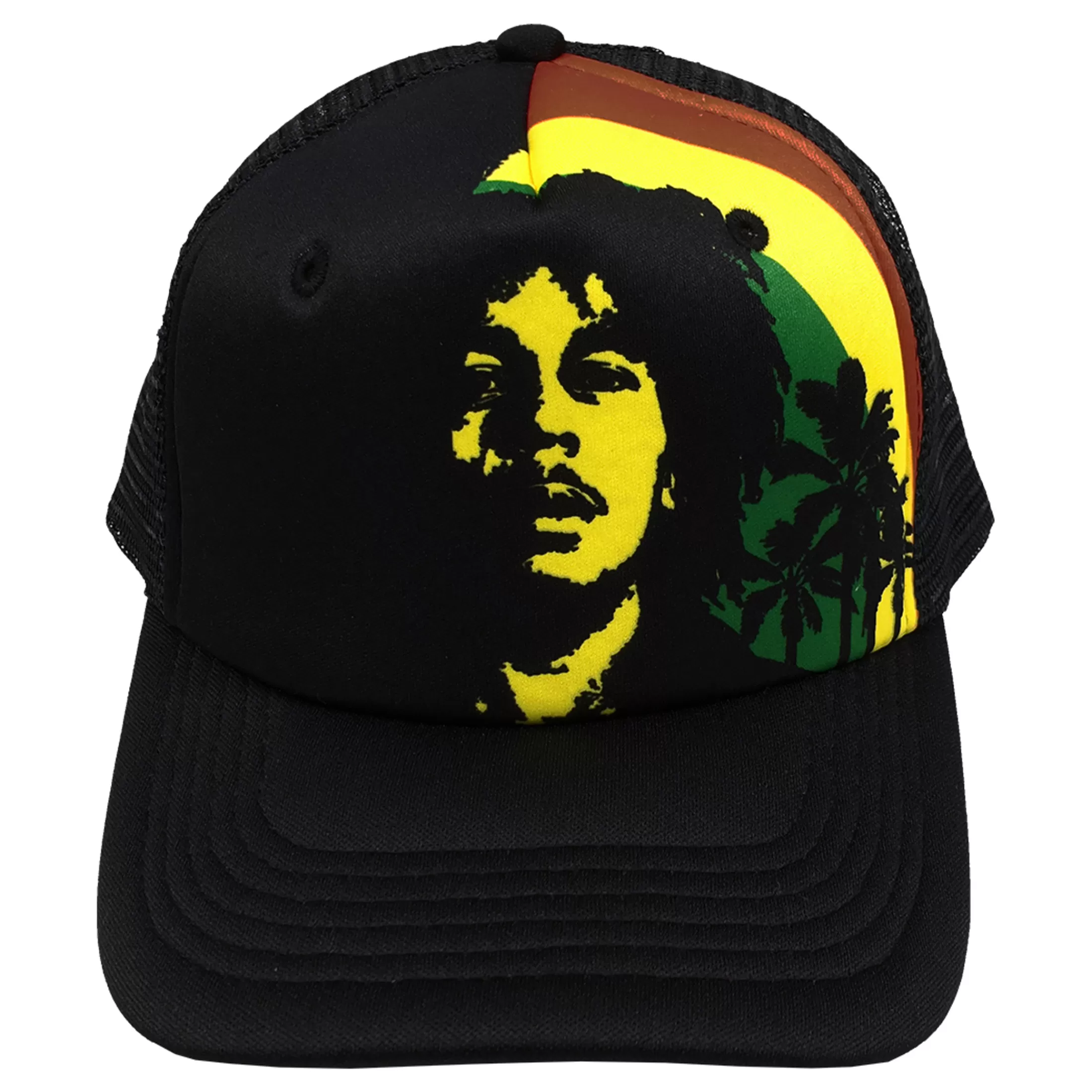 Hats | Rastafari Art<Liquid Blue Bob Marley Rise Up Trucker Hat