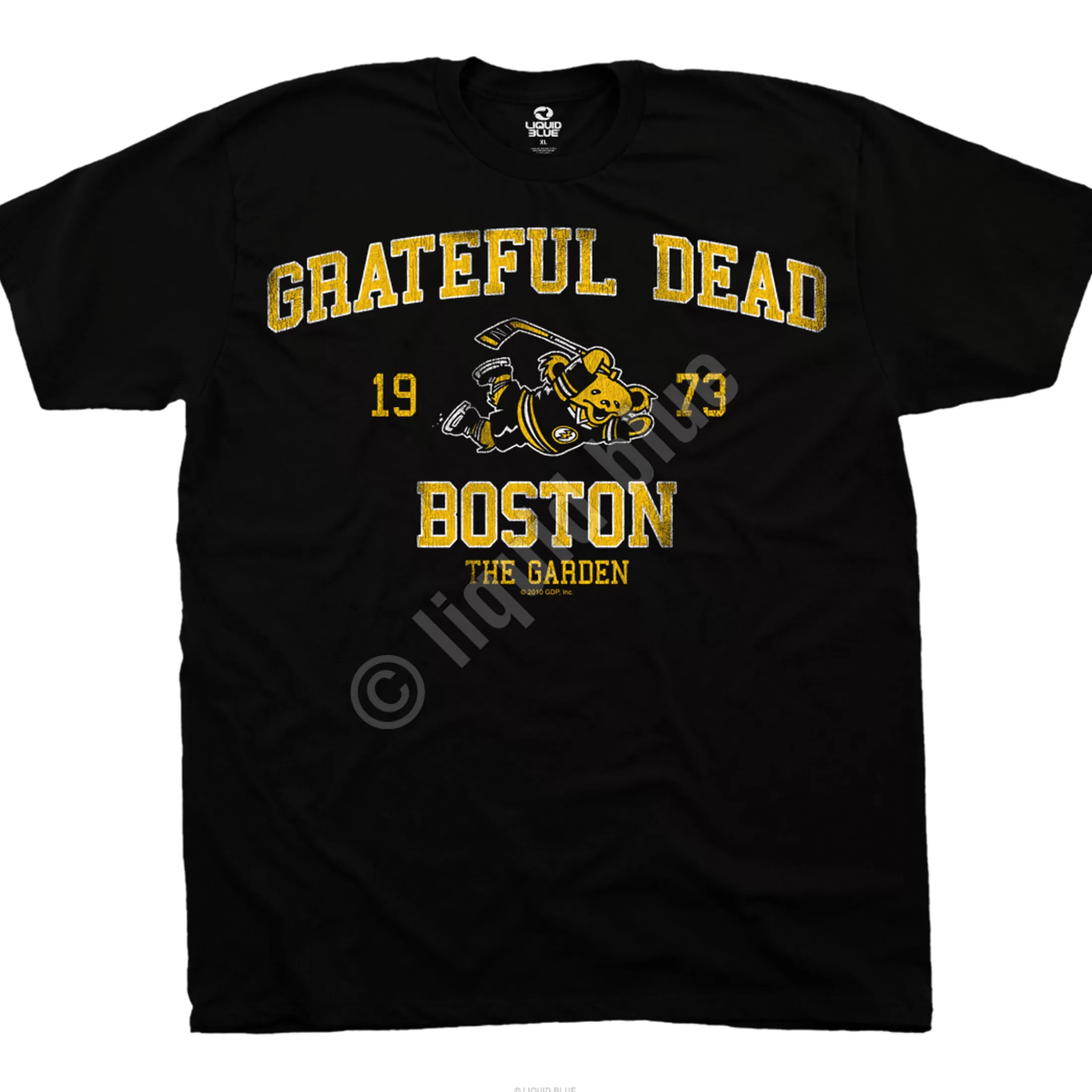 T-Shirt | Grateful Dead<Liquid Blue Bobby O'bear Black T-Shirt