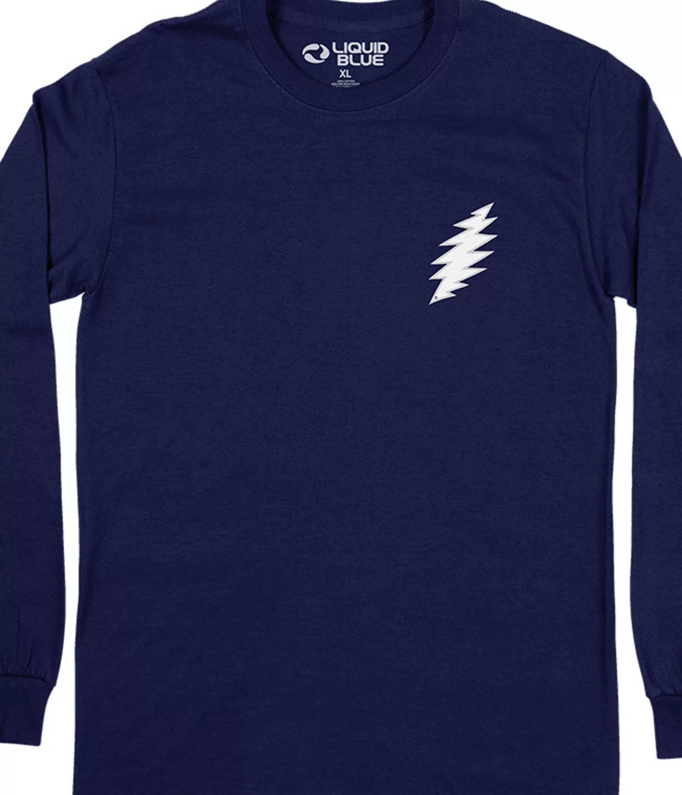 Long Sleeve | Grateful Dead<Liquid Blue Bolt Chest Long Sleeve T-Shirt