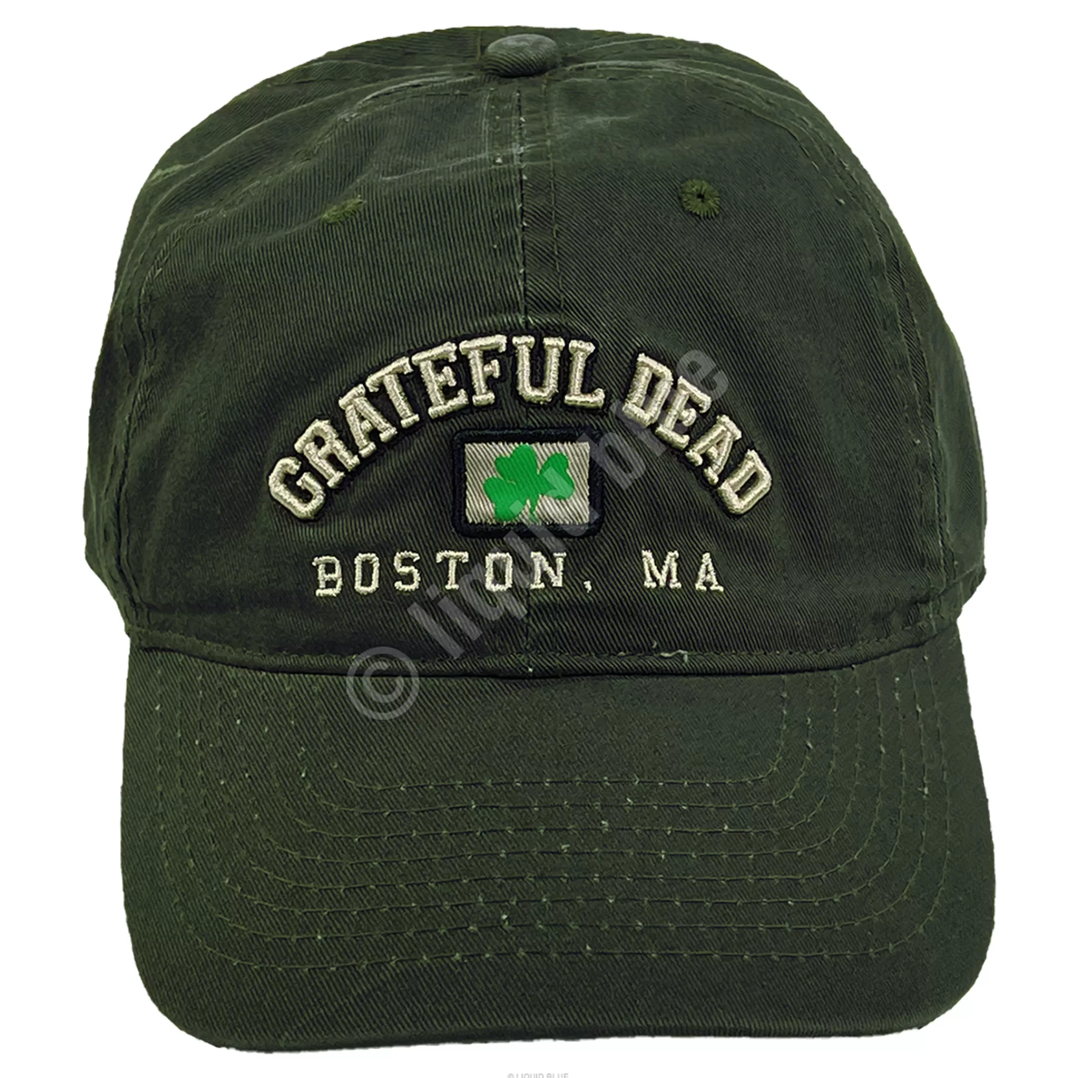 Hats | Grateful Dead<Liquid Blue Boston 91 Green Hat