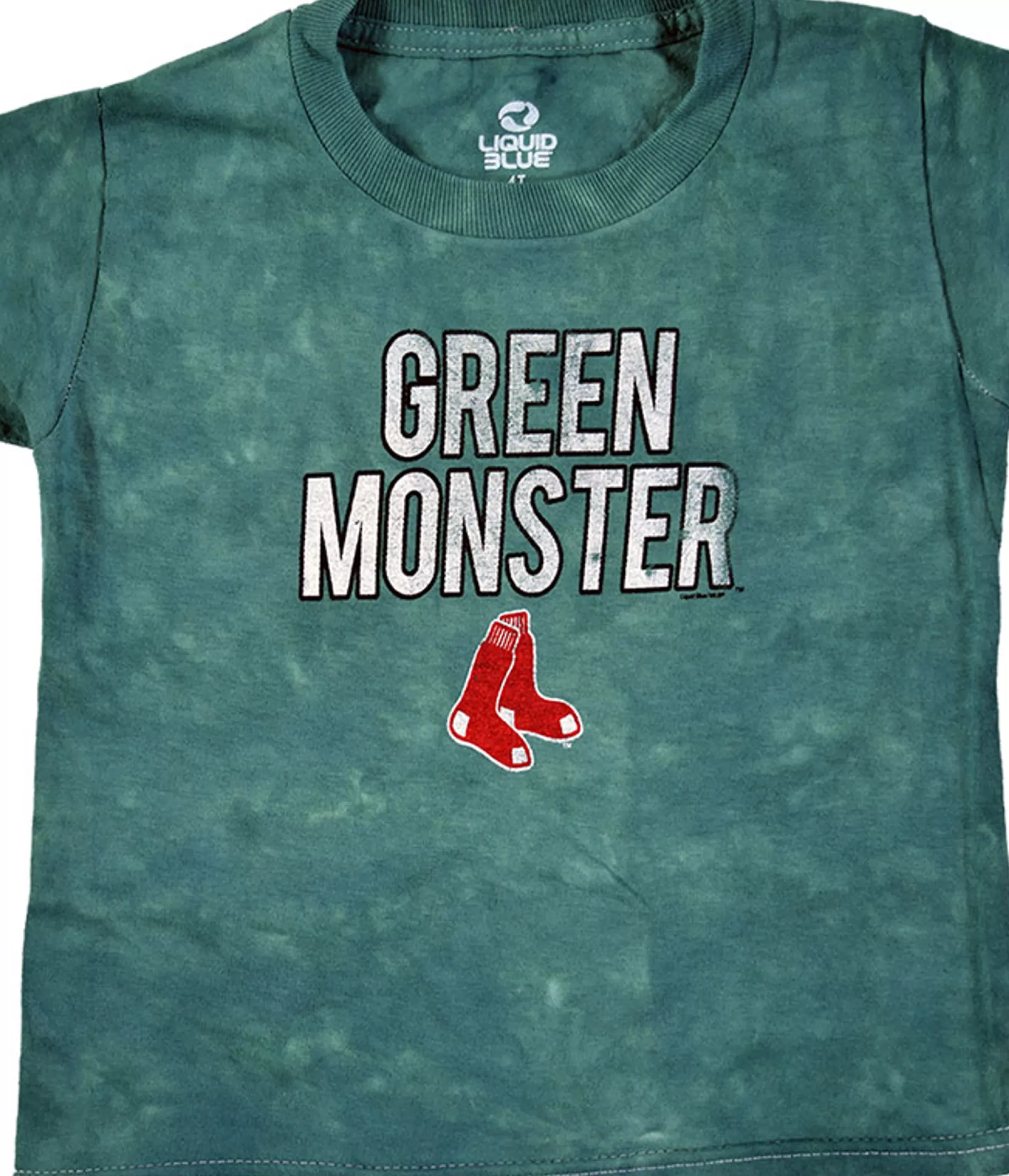 Toddler | Boston Red Sox<Liquid Blue Boston Red Sox Toddler Green Monster Tie-Dye T-Shirt