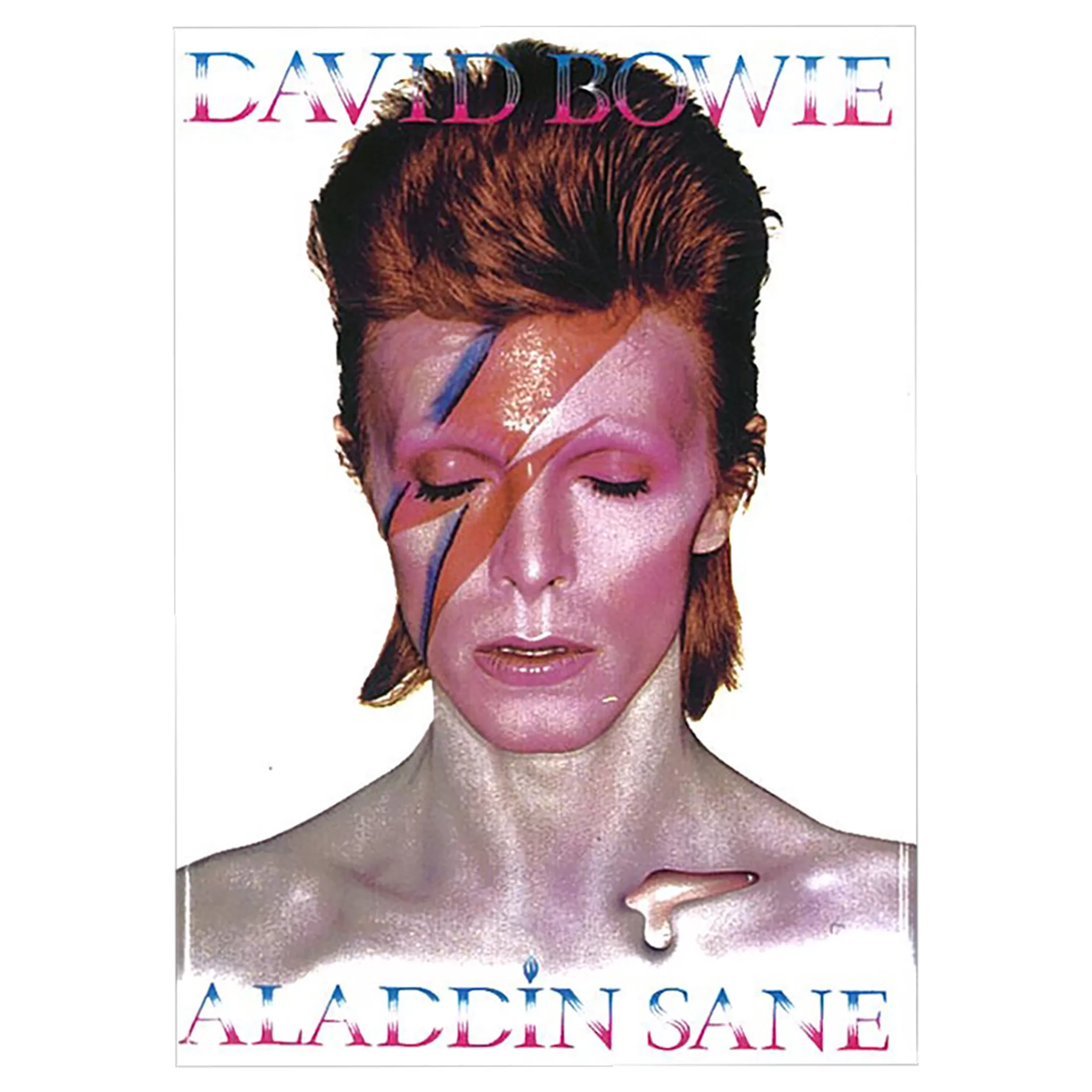 David Bowie<Liquid Blue Bowie Aladdin Sane Magnet