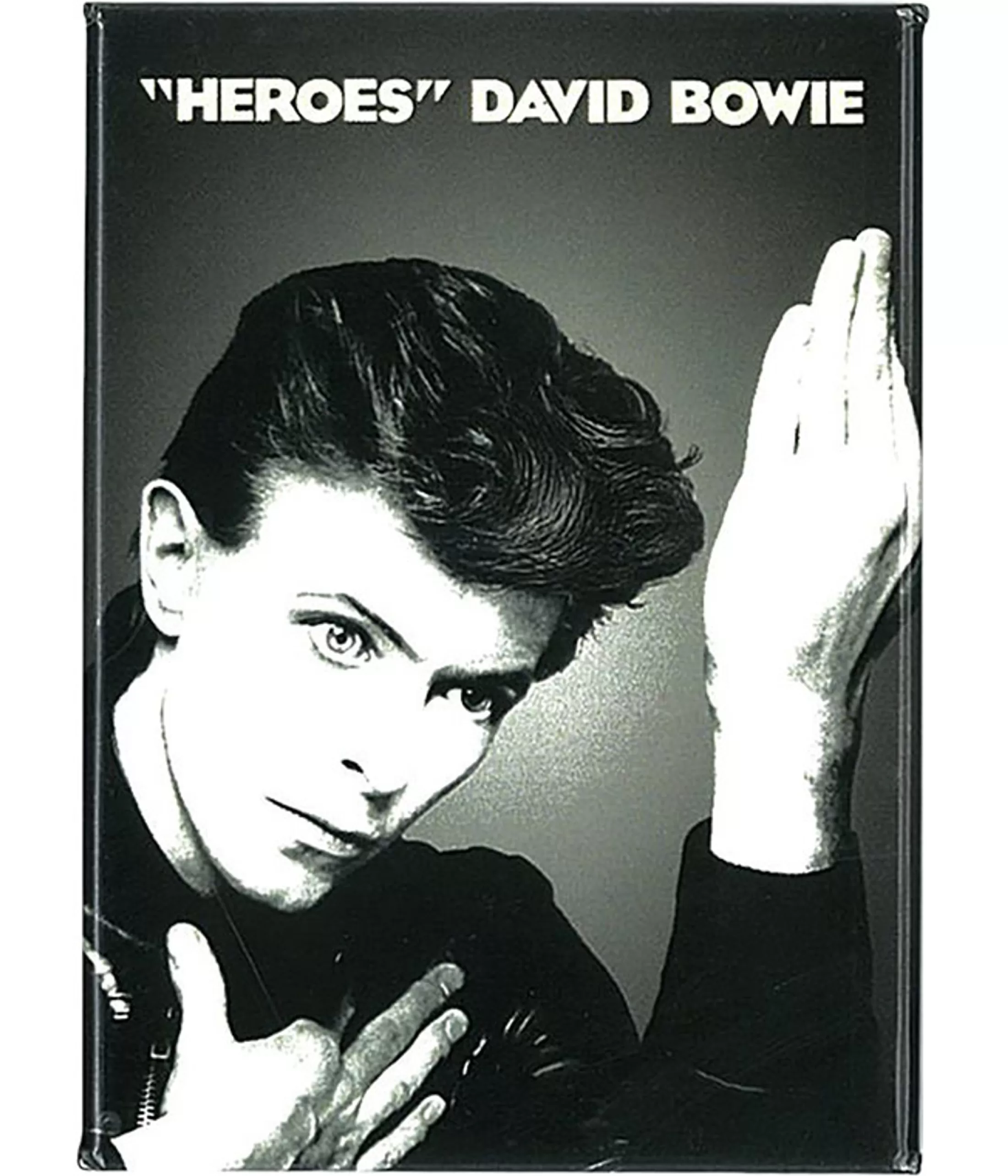 David Bowie<Liquid Blue Bowie Heroes Magnet