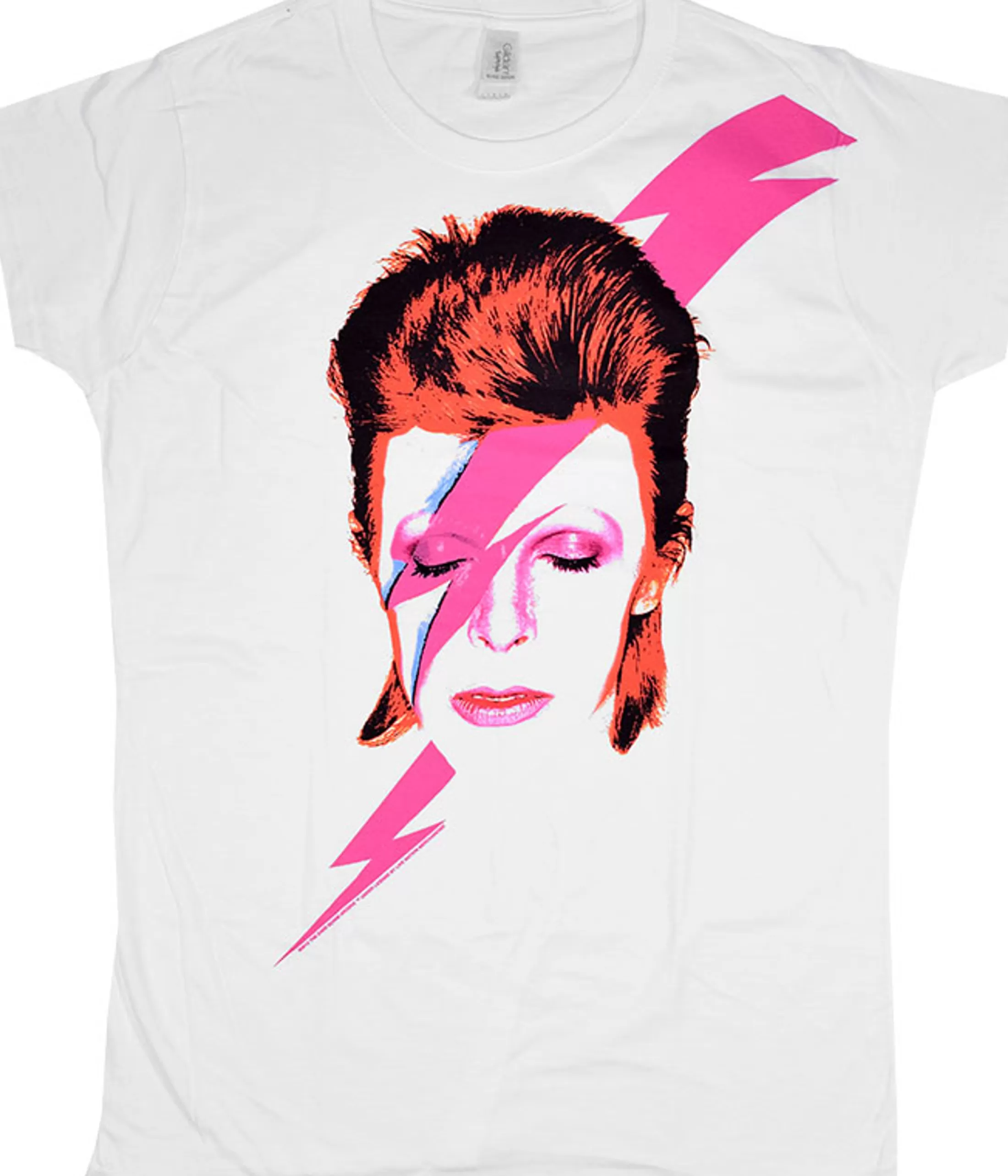 Juniors Long Length | David Bowie<Liquid Blue Bowie Watch That White Juniors Long Length T-Shirt