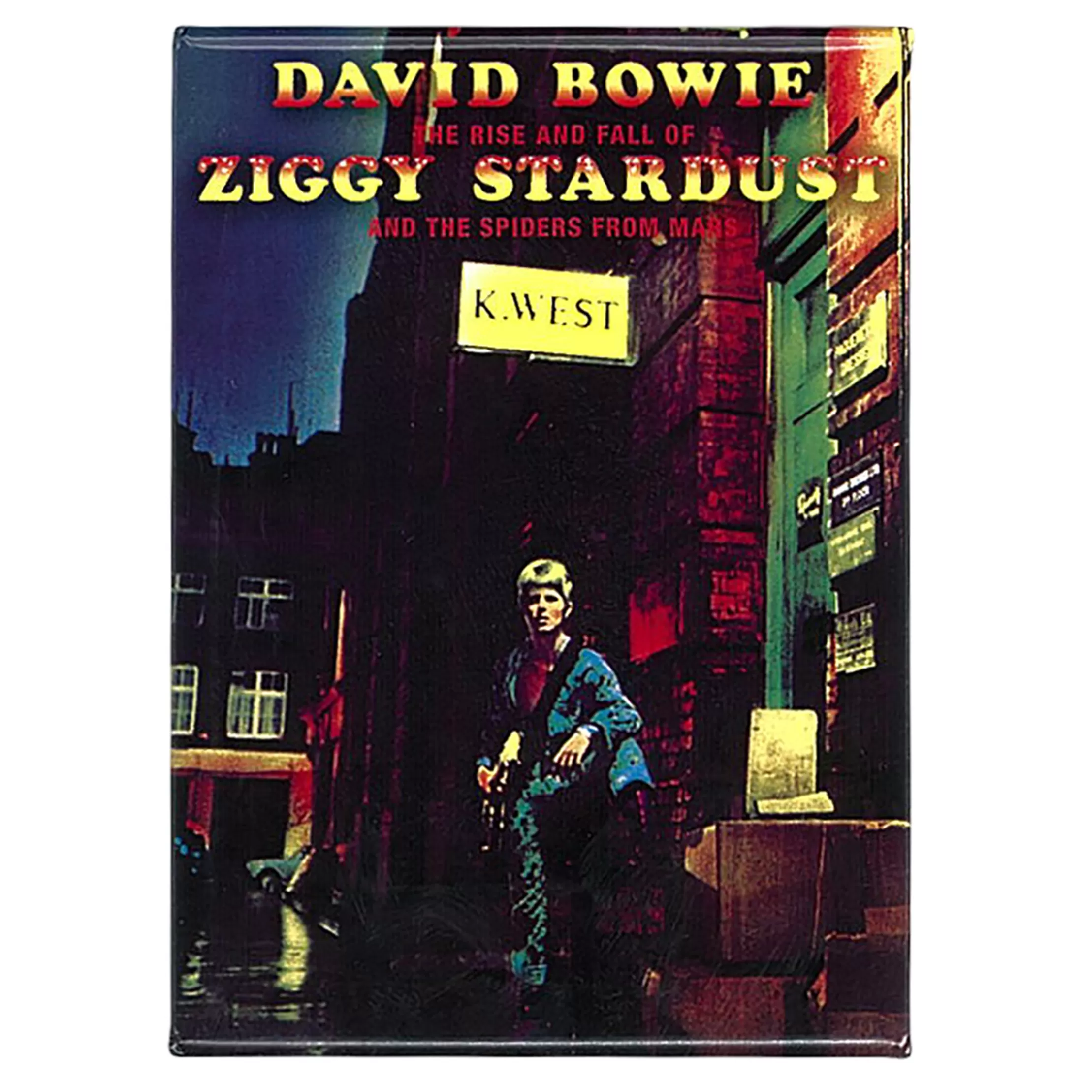 David Bowie<Liquid Blue Bowie Ziggy Stardust Magnet