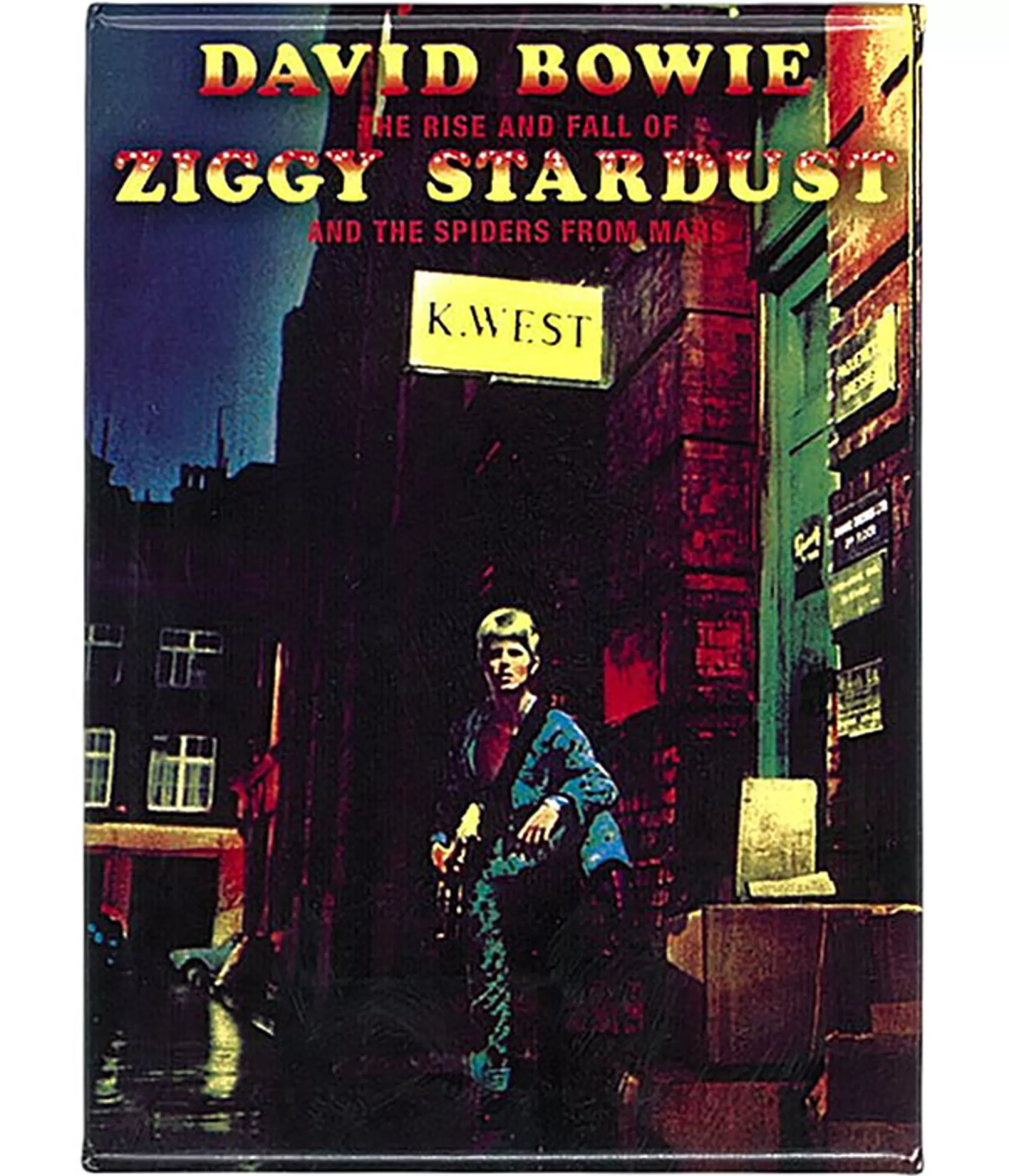 David Bowie<Liquid Blue Bowie Ziggy Stardust Magnet