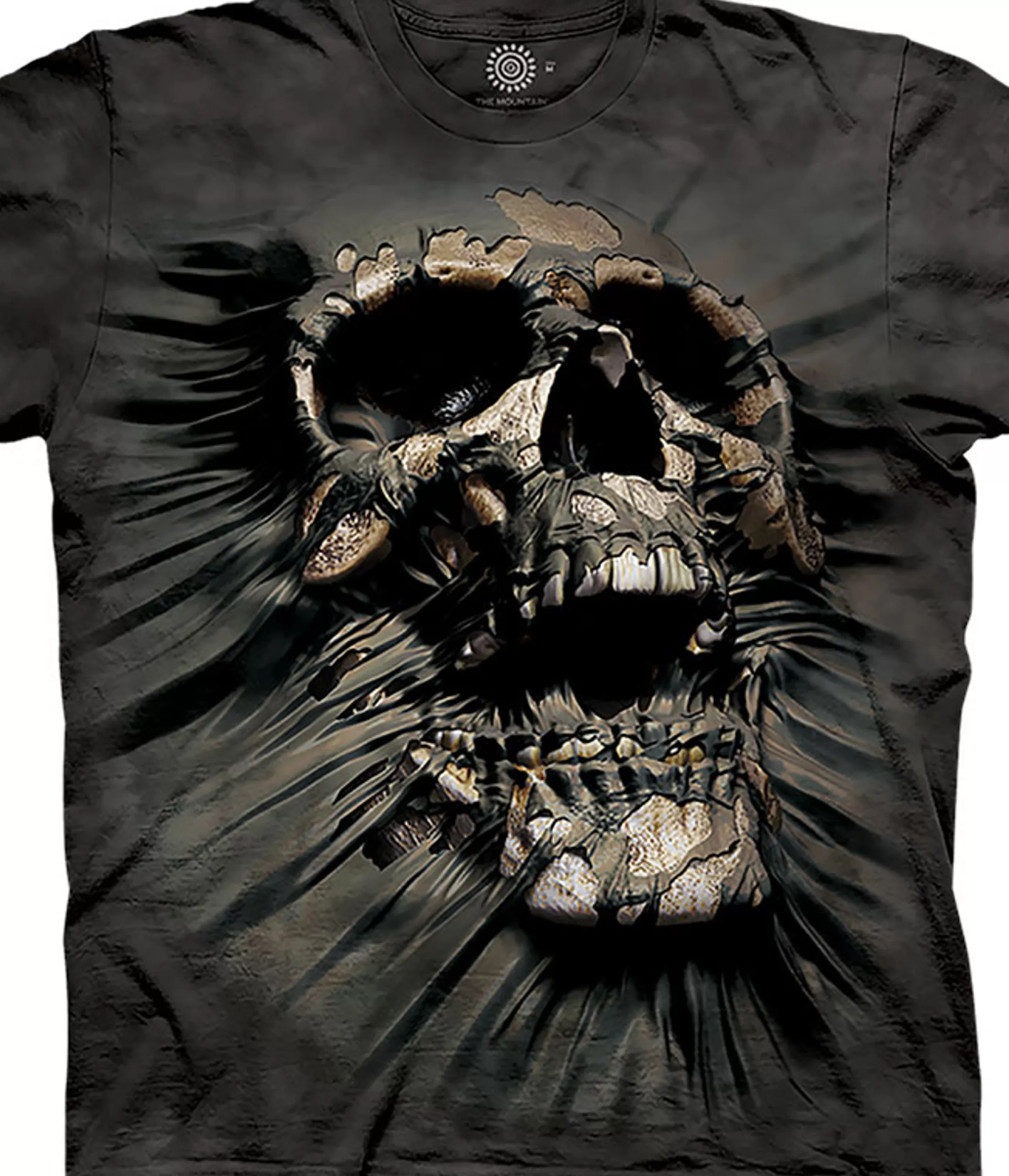 T-Shirt | Halloween<Liquid Blue Breakthrough Skull Classic Cotton T-Shirt