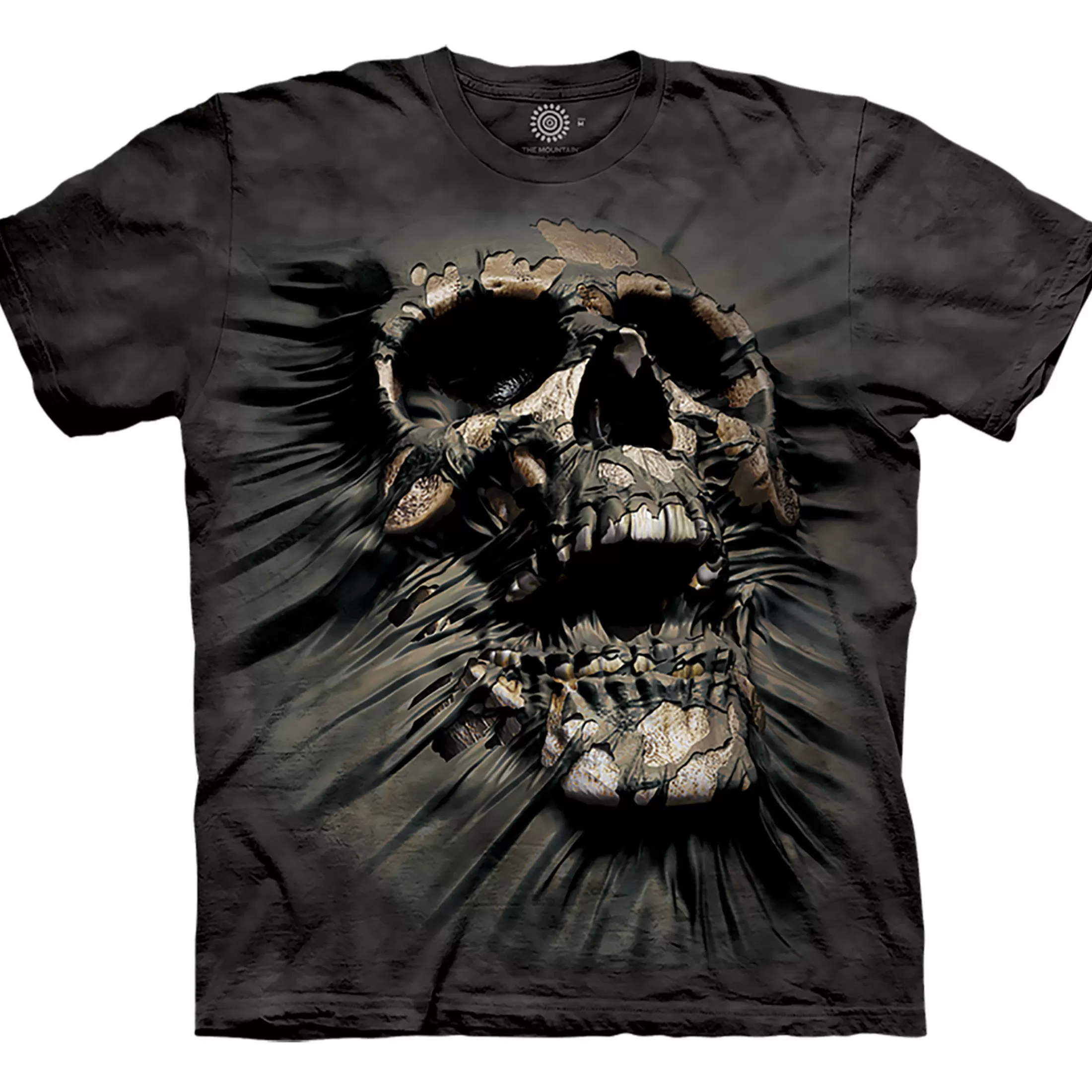 T-Shirt | Halloween<Liquid Blue Breakthrough Skull Classic Cotton T-Shirt