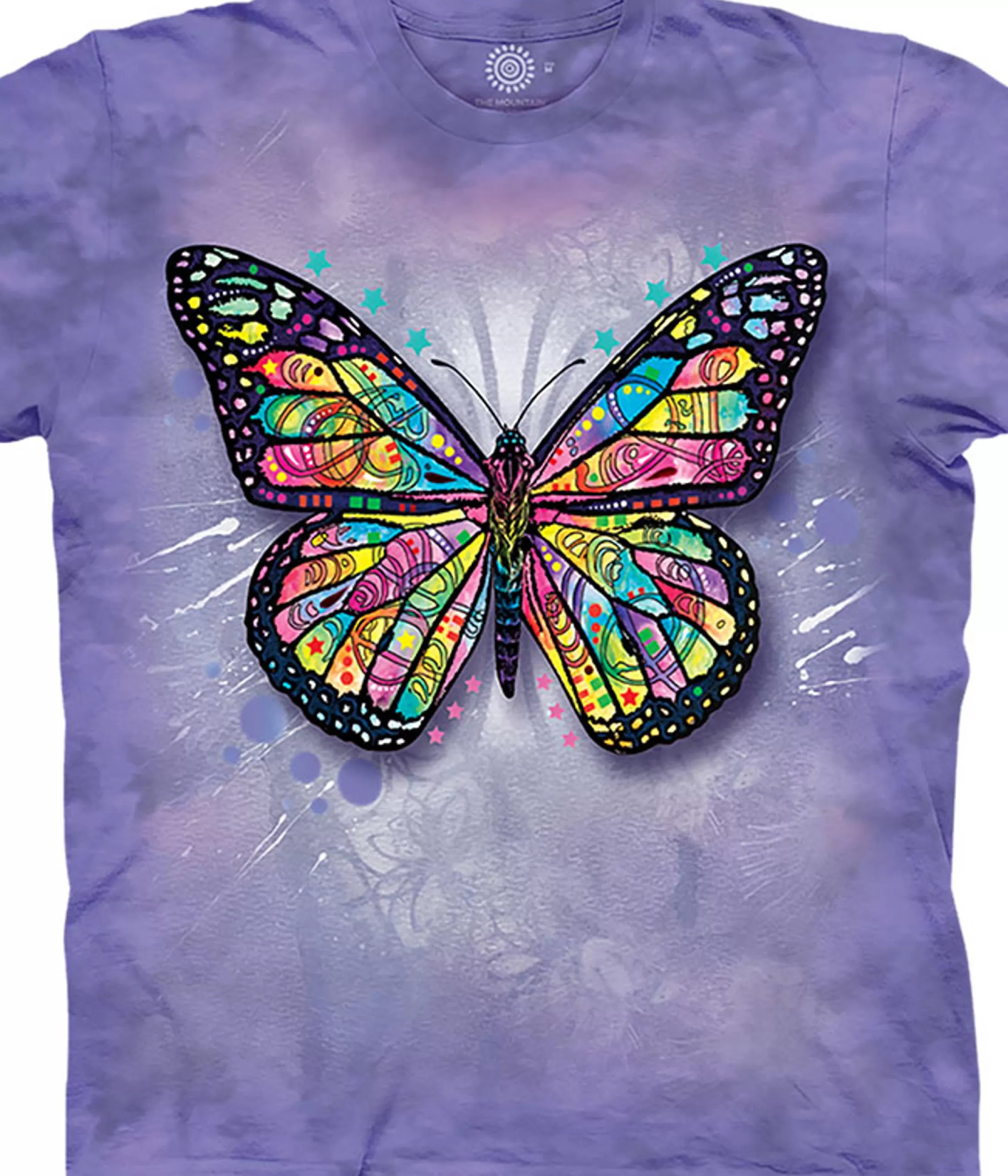 T-Shirt | Nature & Peace<Liquid Blue Butterfly Classic Cotton T-Shirt