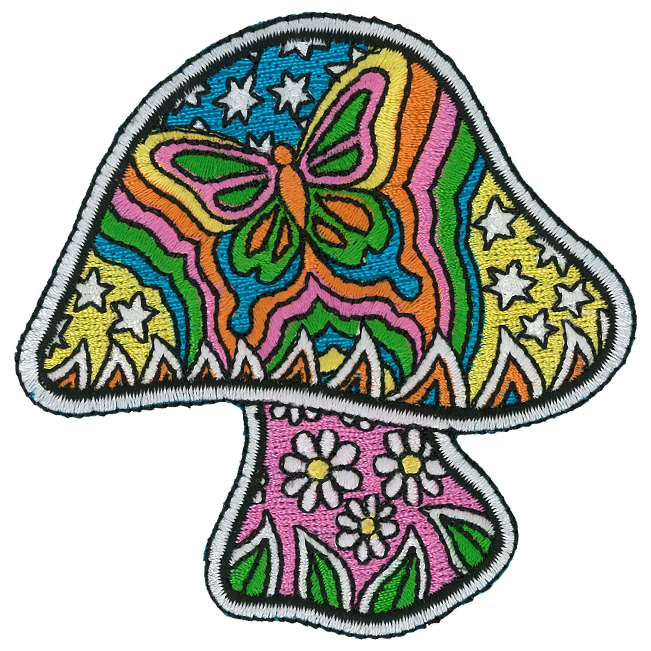 Patches | Light Fantasy<Liquid Blue Butterfly Mushroom Patch