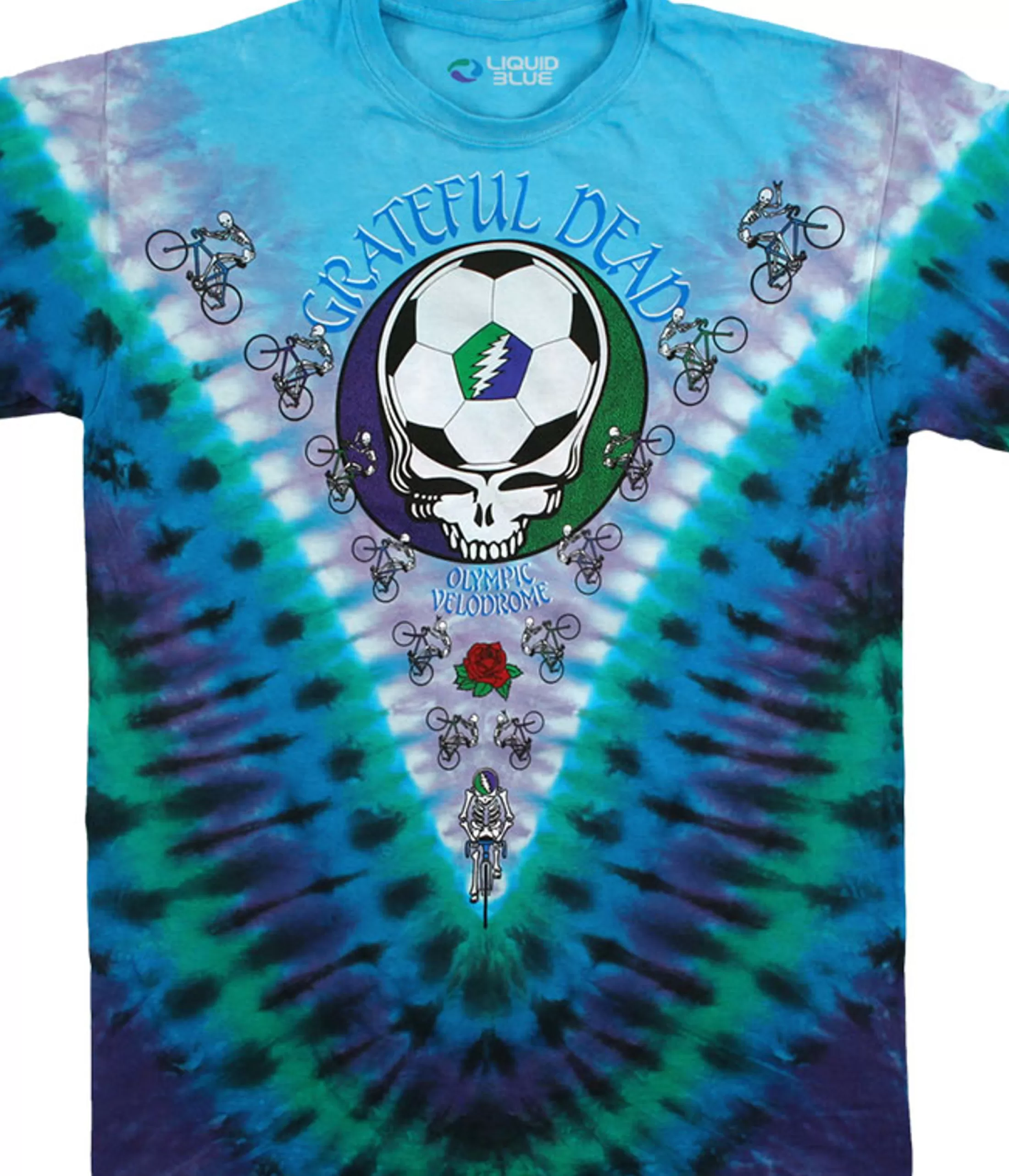 T-Shirt | Grateful Dead<Liquid Blue Cal State Tie-Dye T-Shirt