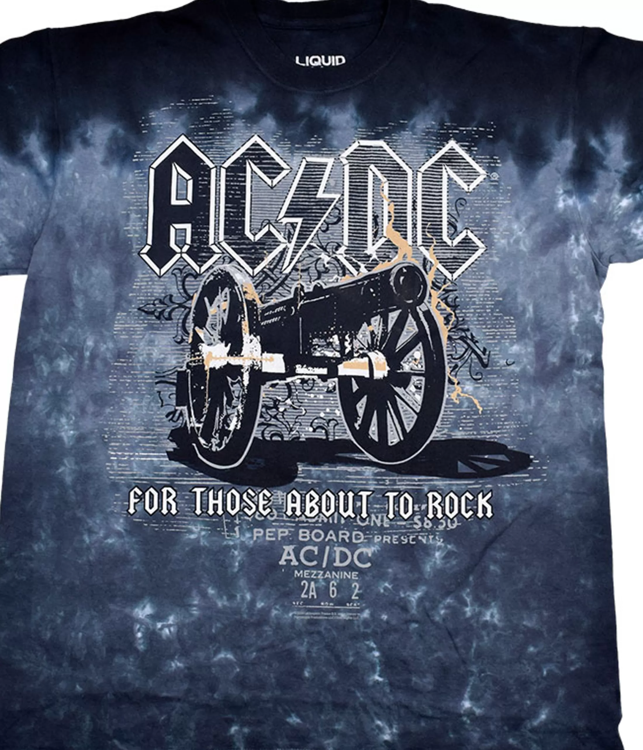 T-Shirt | Ac-Dc<Liquid Blue Cannon Tie-Dye T-Shirt