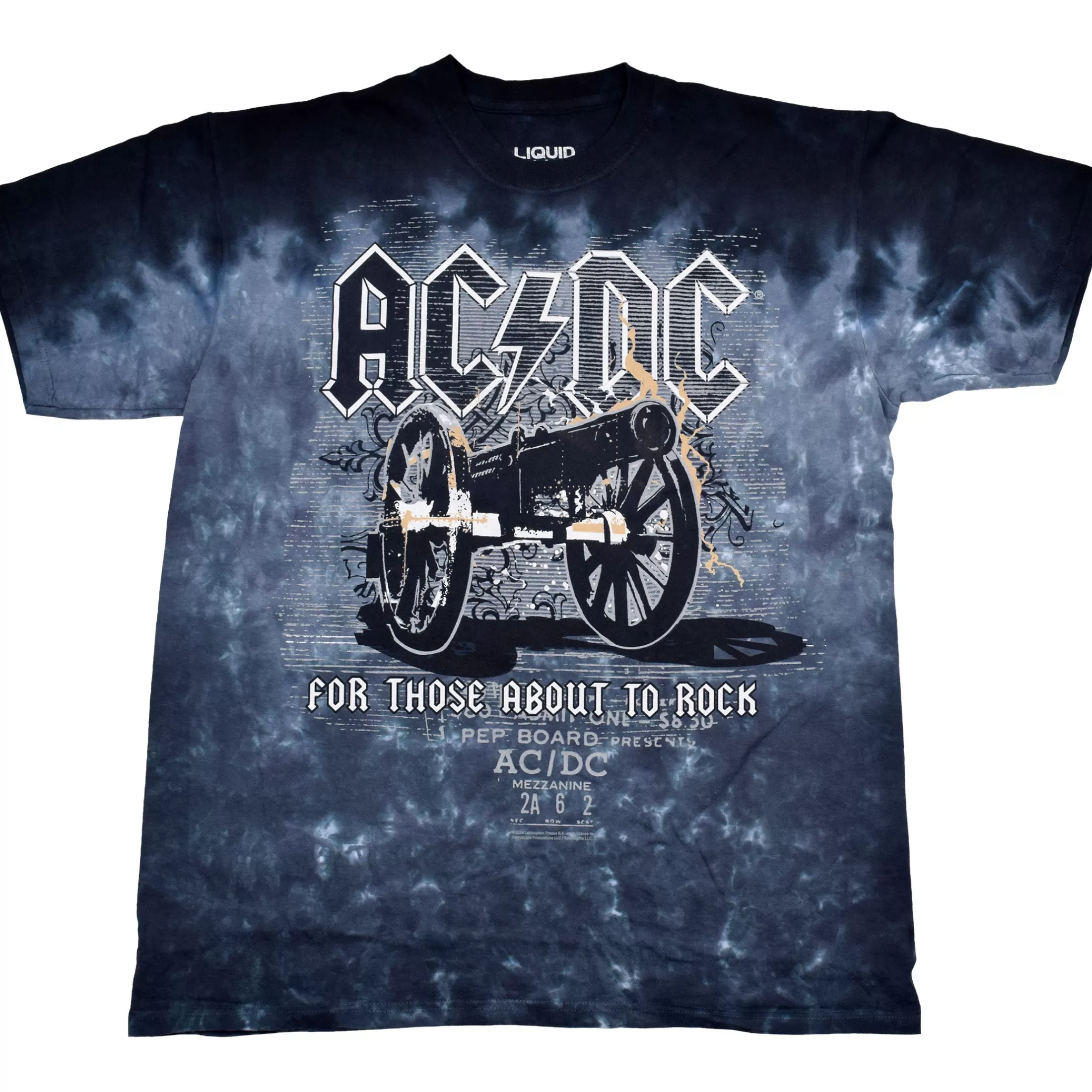 T-Shirt | Ac-Dc<Liquid Blue Cannon Tie-Dye T-Shirt