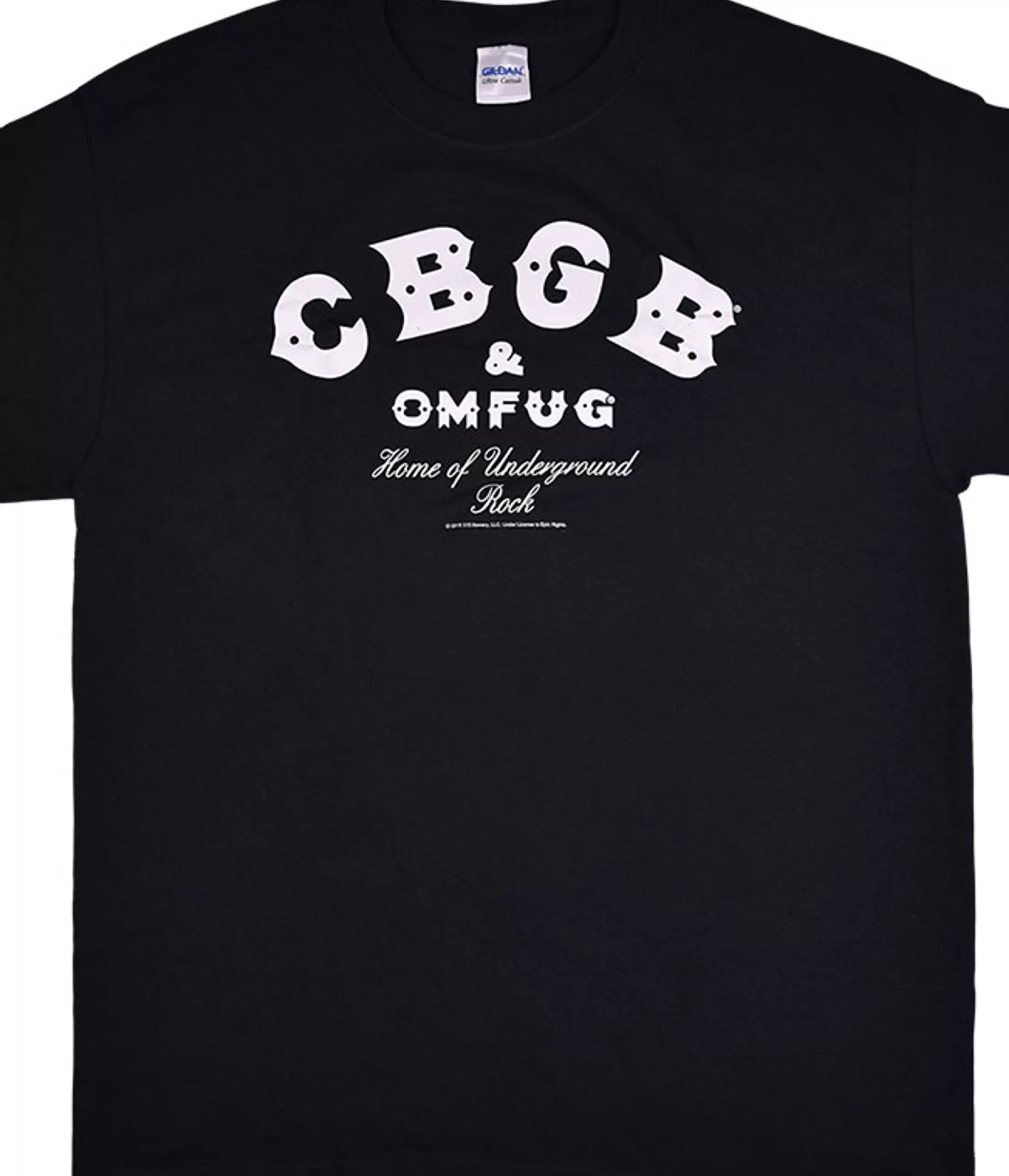 T-Shirt | Cbgb<Liquid Blue CBGB Logo Black T-Shirt