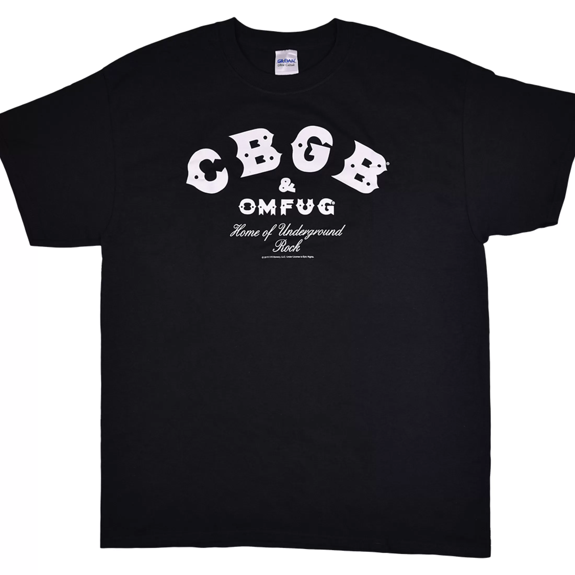 T-Shirt | Cbgb<Liquid Blue CBGB Logo Black T-Shirt