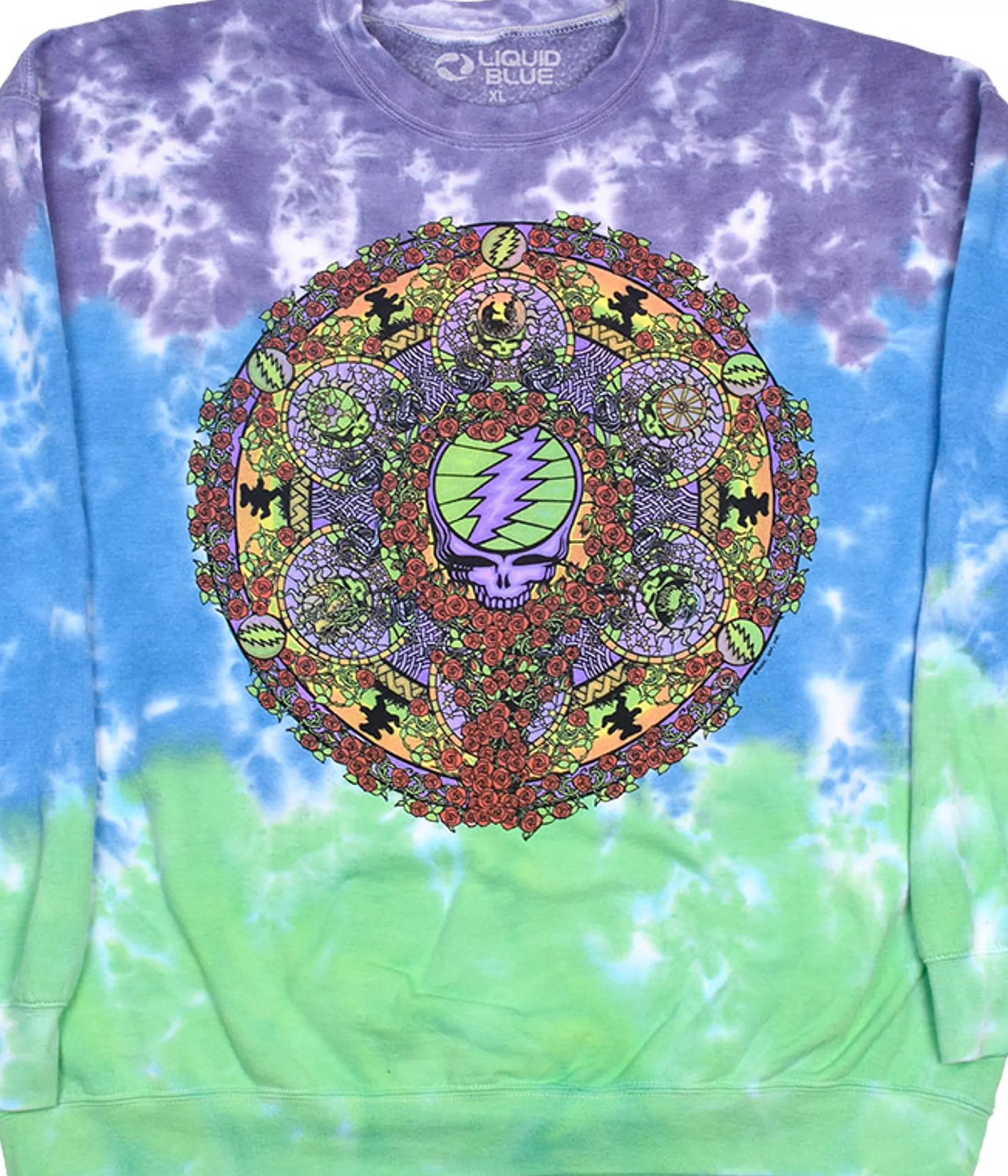 Sweatshirt | Grateful Dead<Liquid Blue Celtic Mandala Tie-Dye Sweatshirt