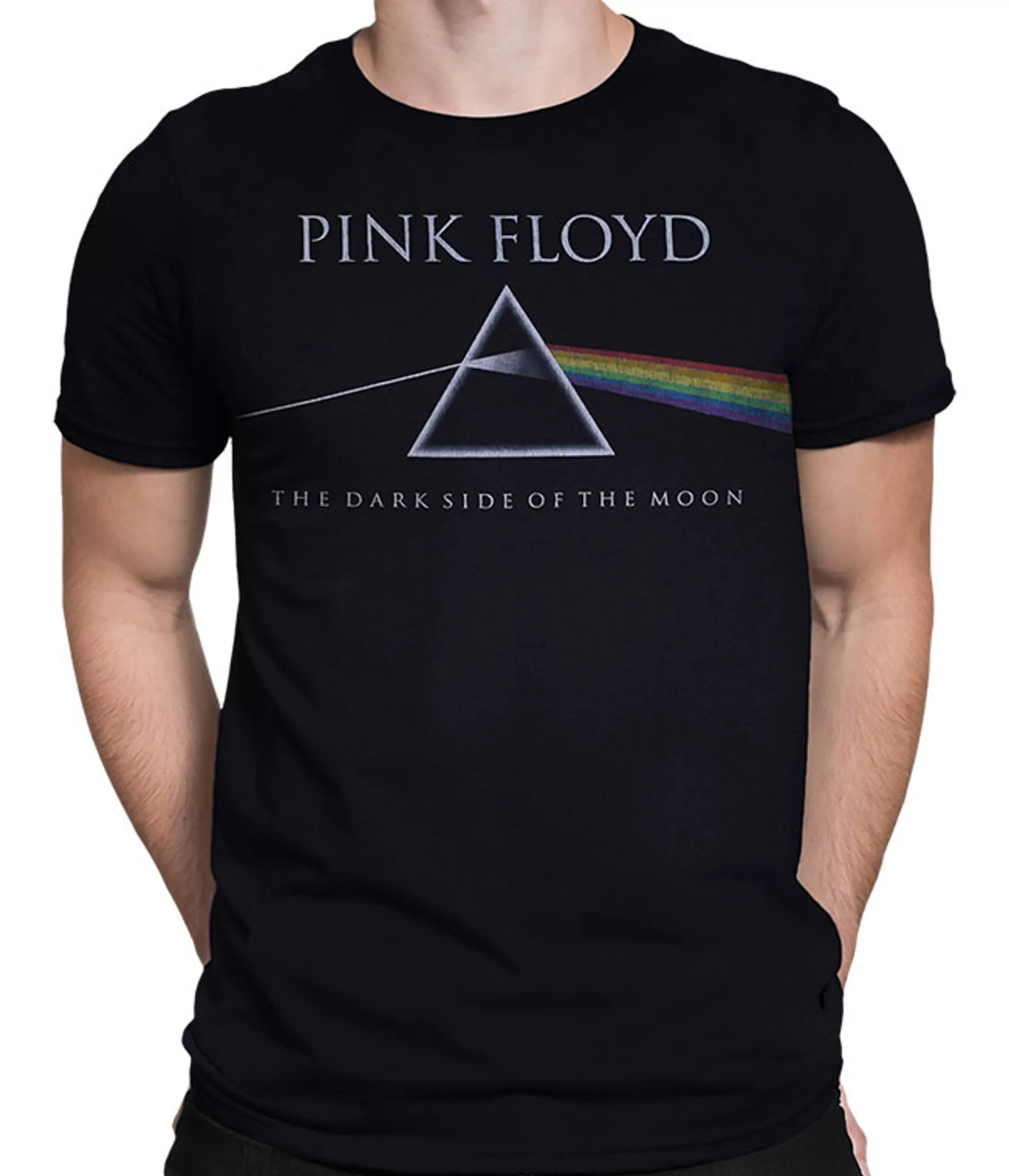 Poly-Cotton T-Shirt | Pink Floyd<Liquid Blue Classic Floyd Black Poly-Cotton T-Shirt