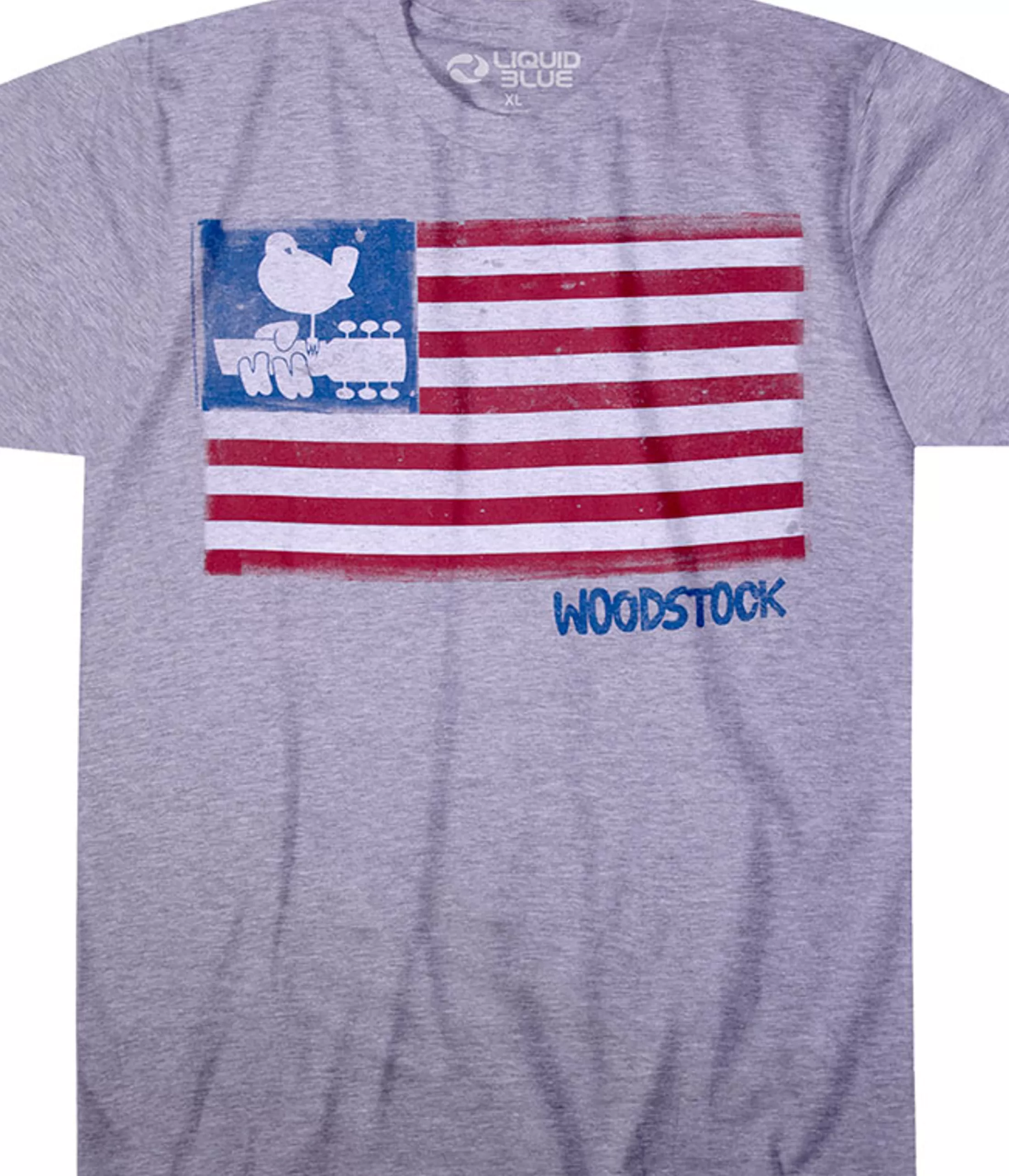 Poly-Cotton T-Shirt | Woodstock<Liquid Blue Classic Woodstock Heather Poly-Cotton T-Shirt