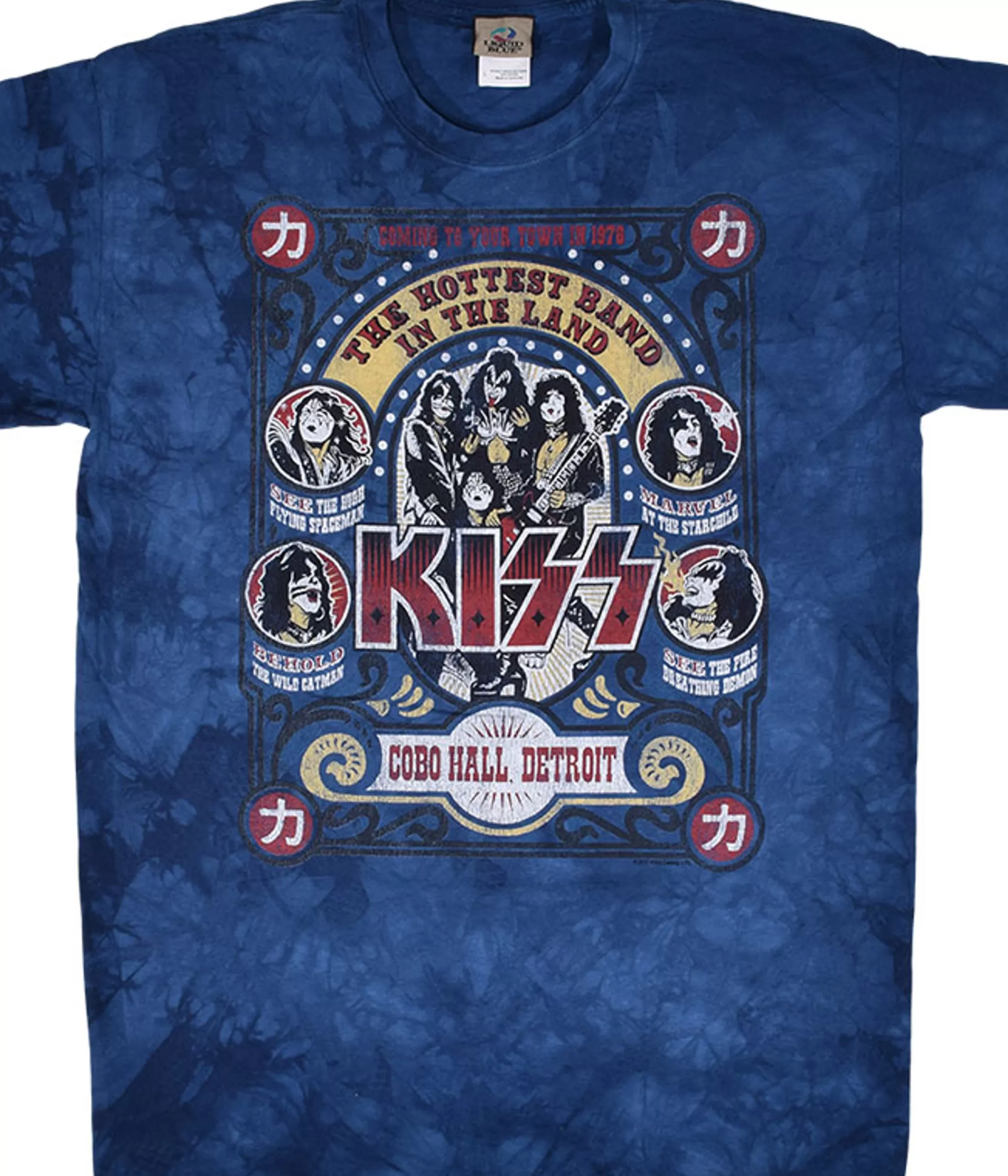 T-Shirt | Kiss<Liquid Blue Cobo Hall Tie-Dye T-Shirt