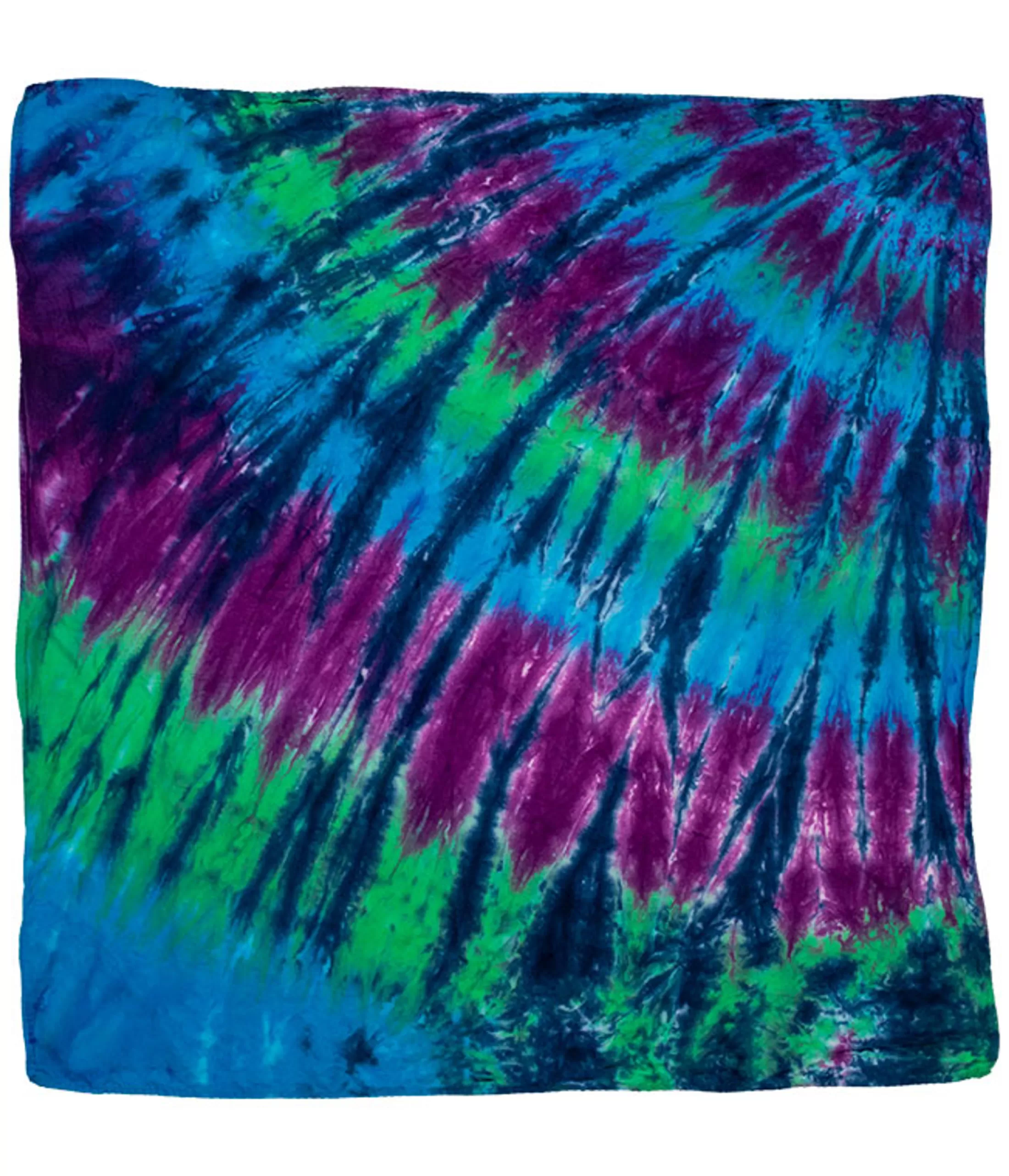 Bandanas | Liquid Blue<Liquid Blue Cool Spiral Streak Tie-Dye Bandana