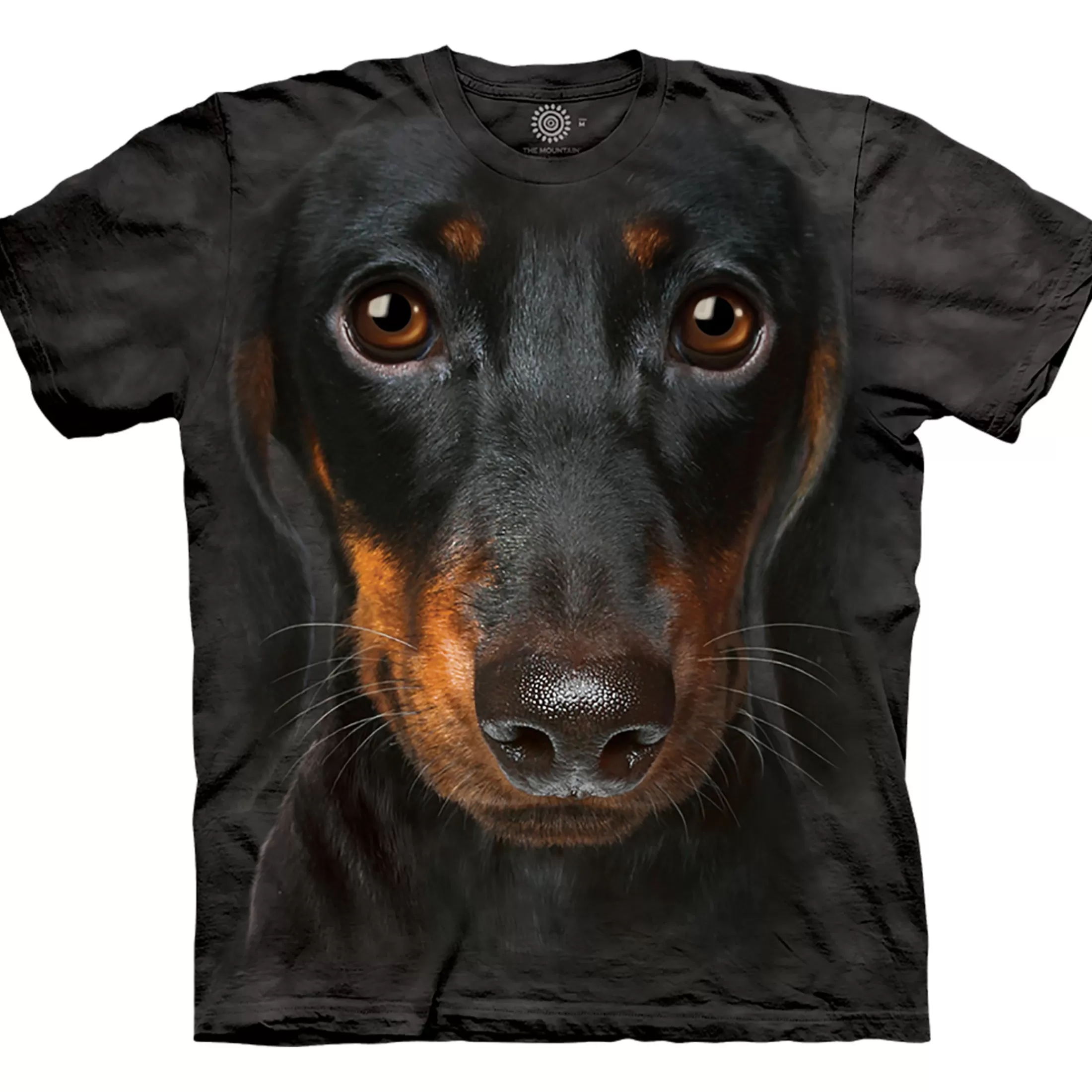 T-Shirt | Pets<Liquid Blue Dachshund Face Classic Cotton T-Shirt