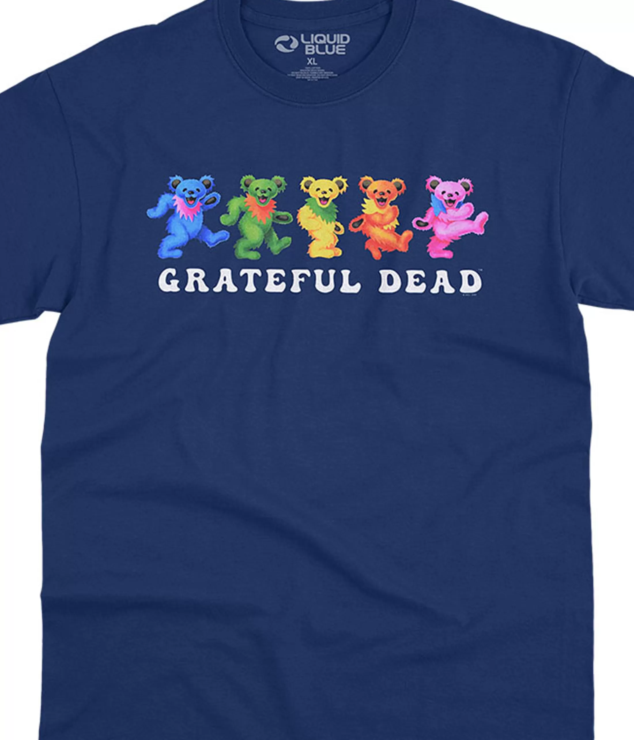 T-Shirt | Grateful Dead<Liquid Blue Dancing Bears 3.0 Navy T-Shirt