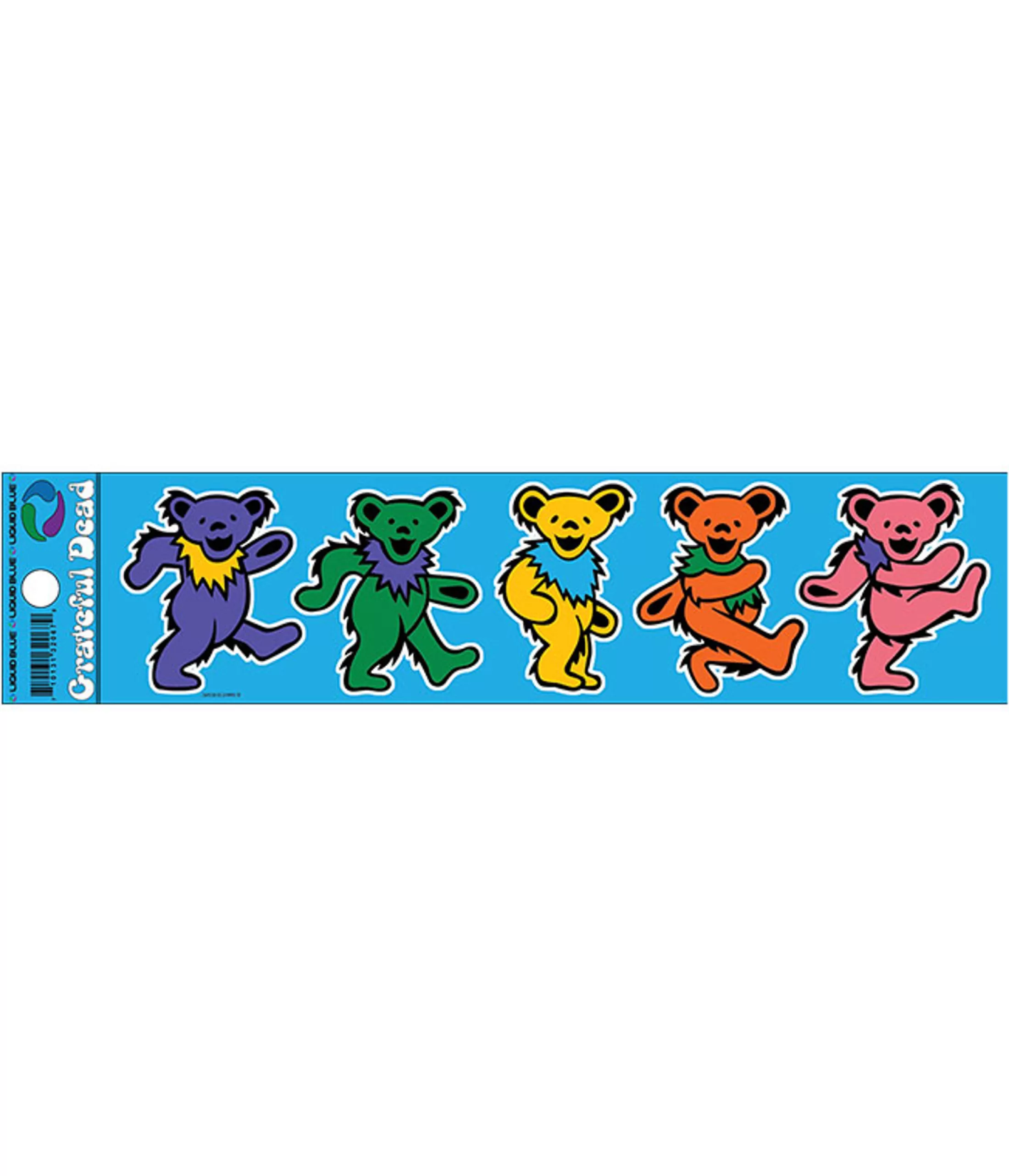 Grateful Dead<Liquid Blue Dancing Bears Mini Sticker (FREE GIFT)