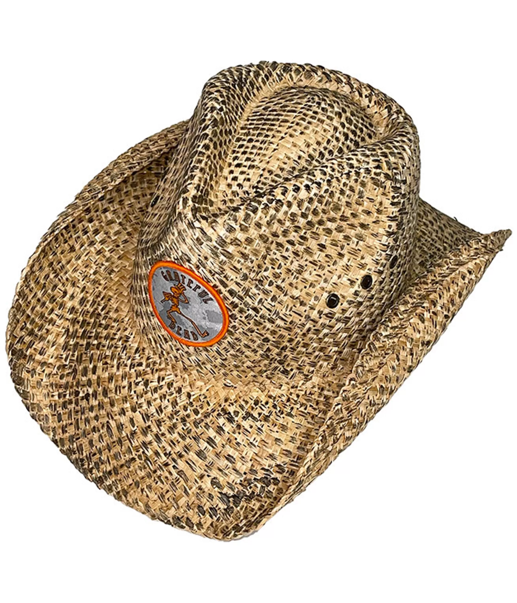 Hats | Grateful Dead<Liquid Blue Dancing Orange Skelly Bridger Sun Hat