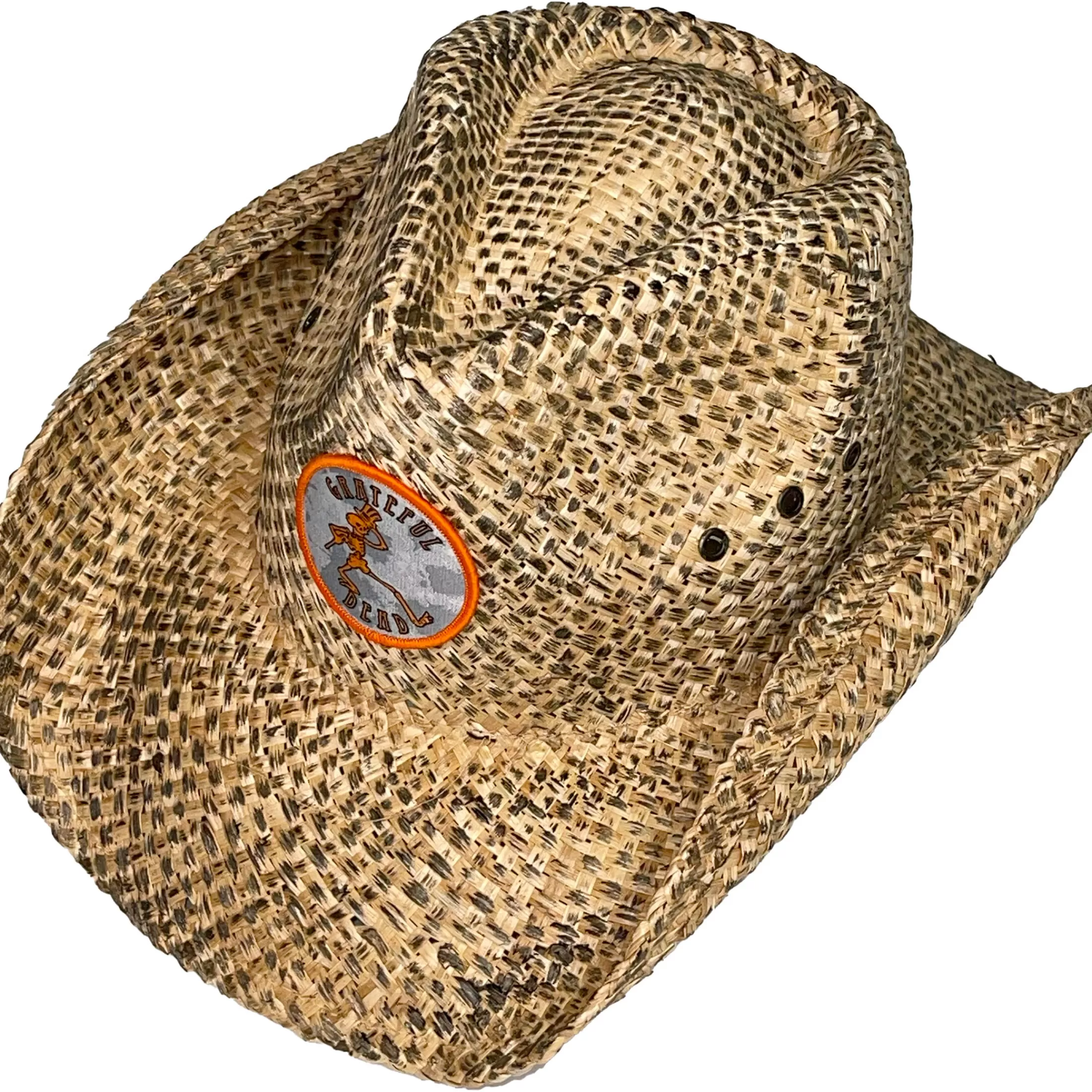 Hats | Grateful Dead<Liquid Blue Dancing Orange Skelly Bridger Sun Hat