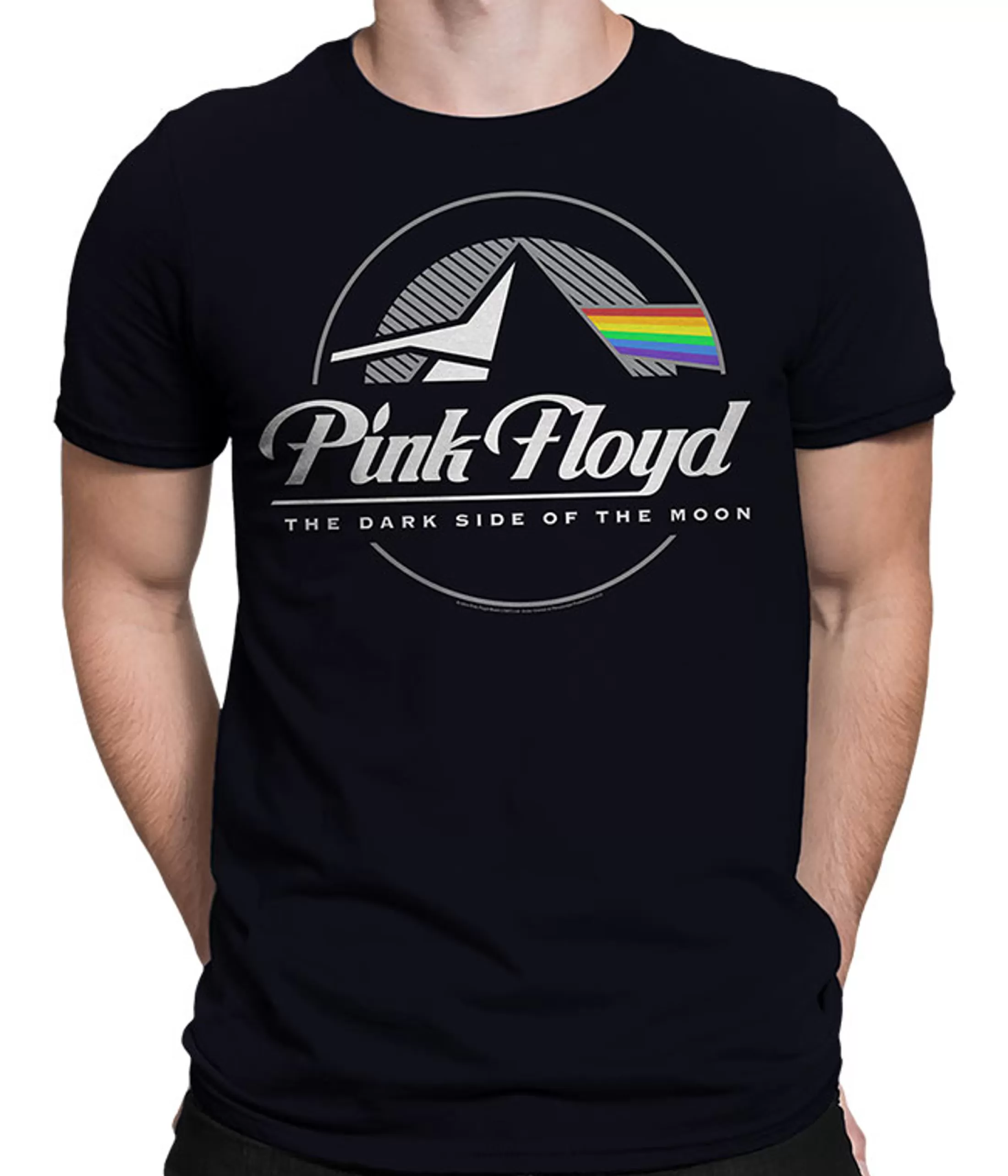 T-Shirt | Pink Floyd<Liquid Blue Dark Side Graphic Black T-Shirt